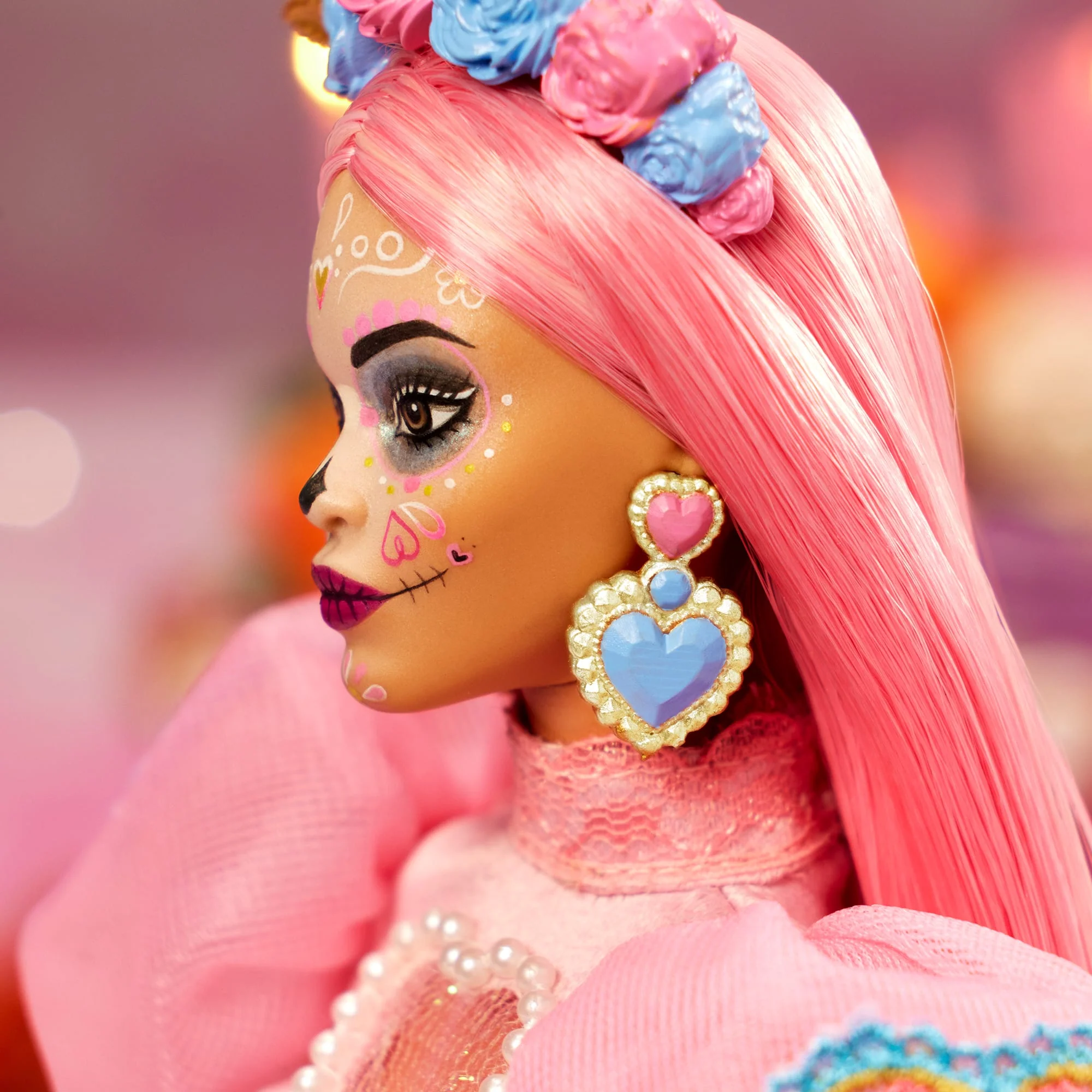 Mattel Creations 2023 Día De Muertos Barbie x Pink Magnolia Doll