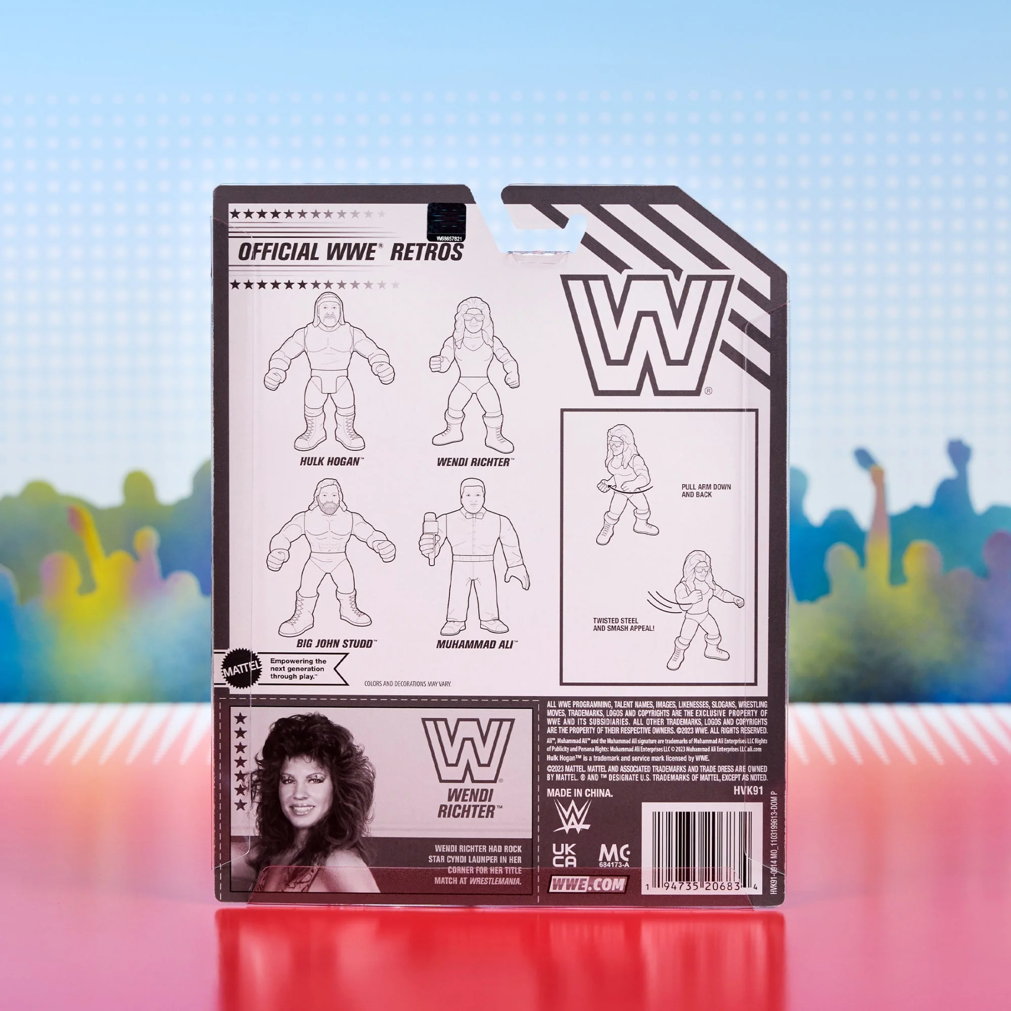 Mattel Creations WWE Retros Action Figure 4-Pack Bundle