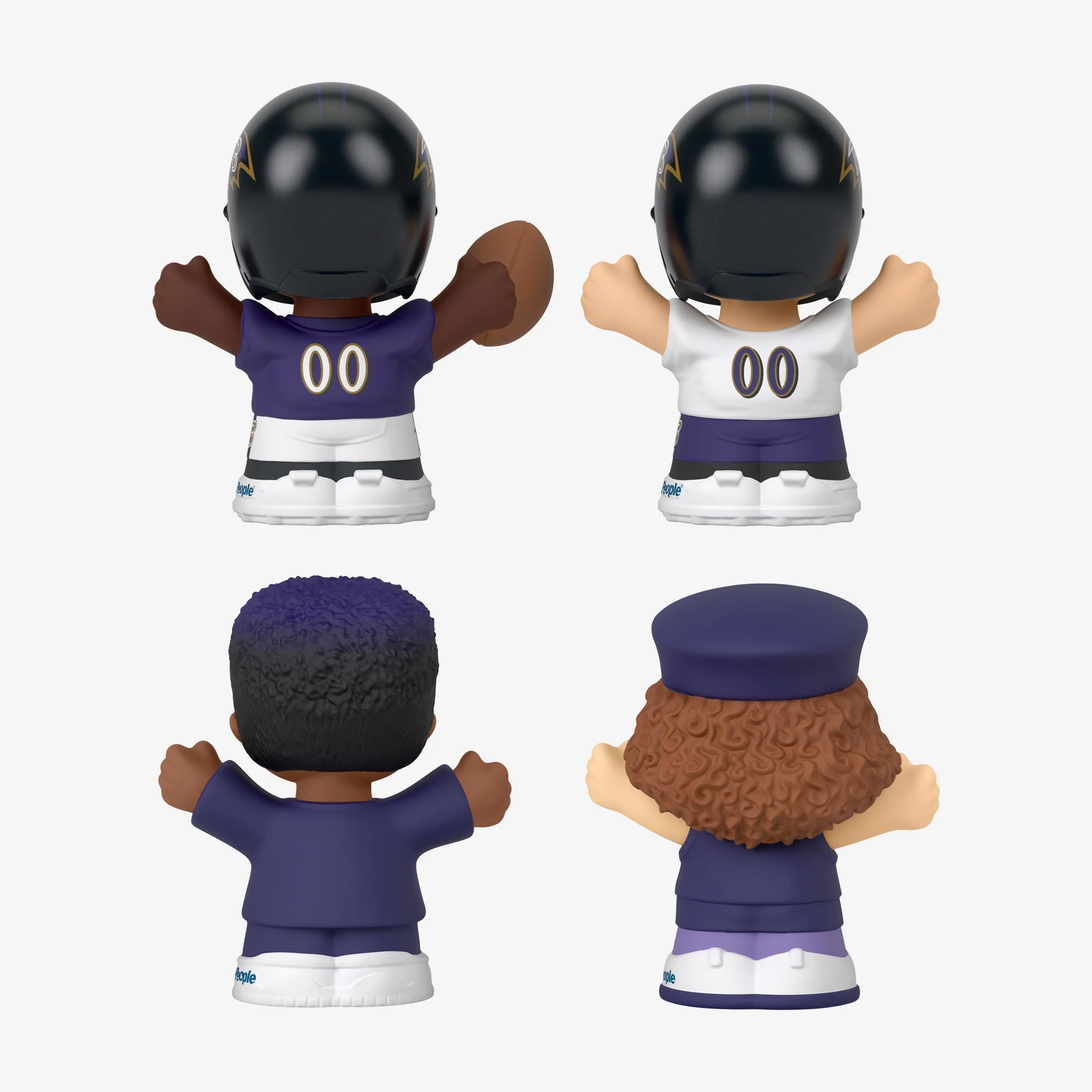 Mattel Creations Little People Collector x NFL Baltimore Ravens Set