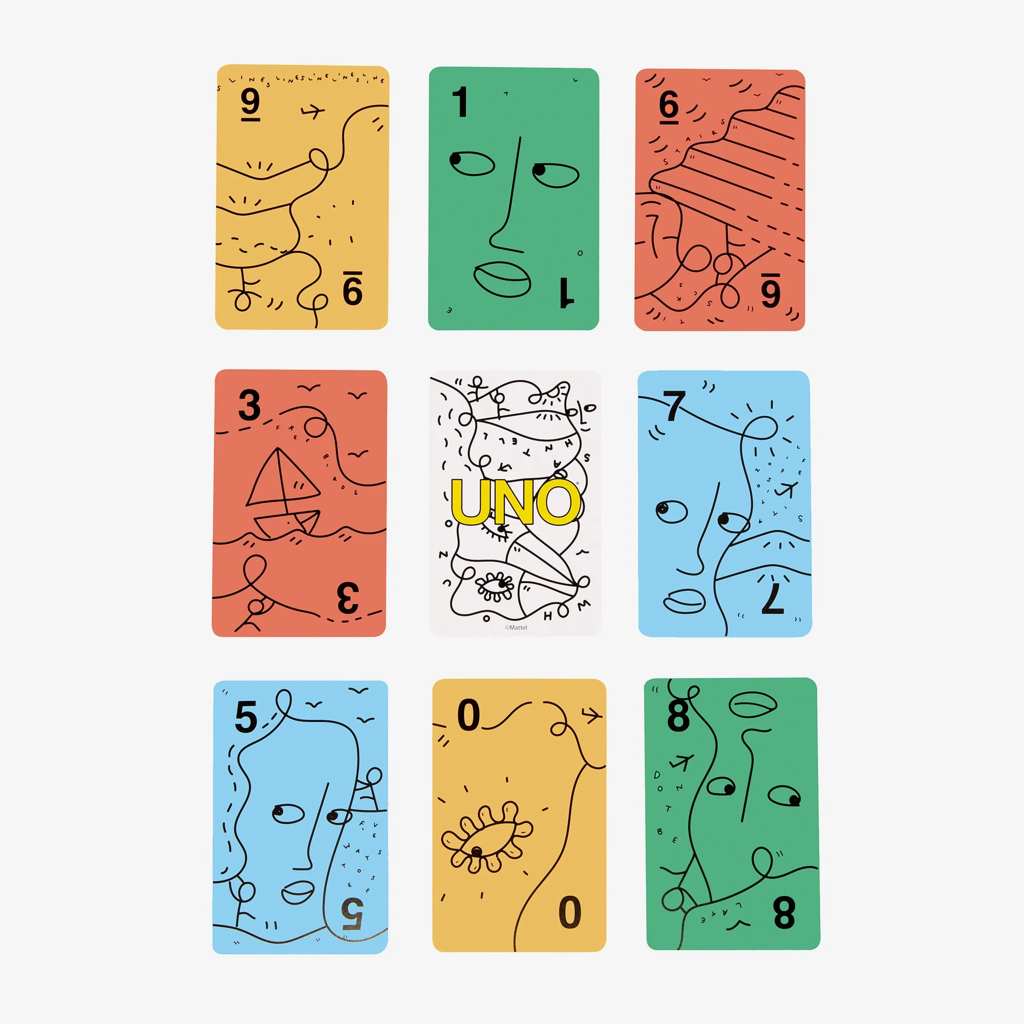 Mattel Creations Shantell Martin x UNO Artiste Series Deck