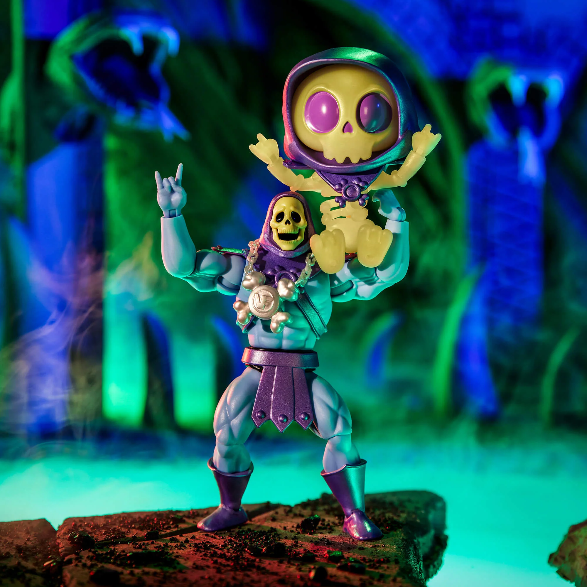 Mattel Creations Masters of the Universe Skeletor x VeeFriends Skilled Skeleton 2-Pack