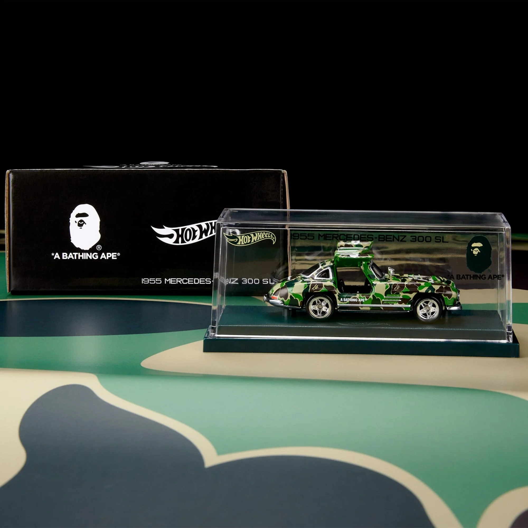 Mattel Creations BAPE Hot Wheels 1955 Mercedes-Benz 300 SL