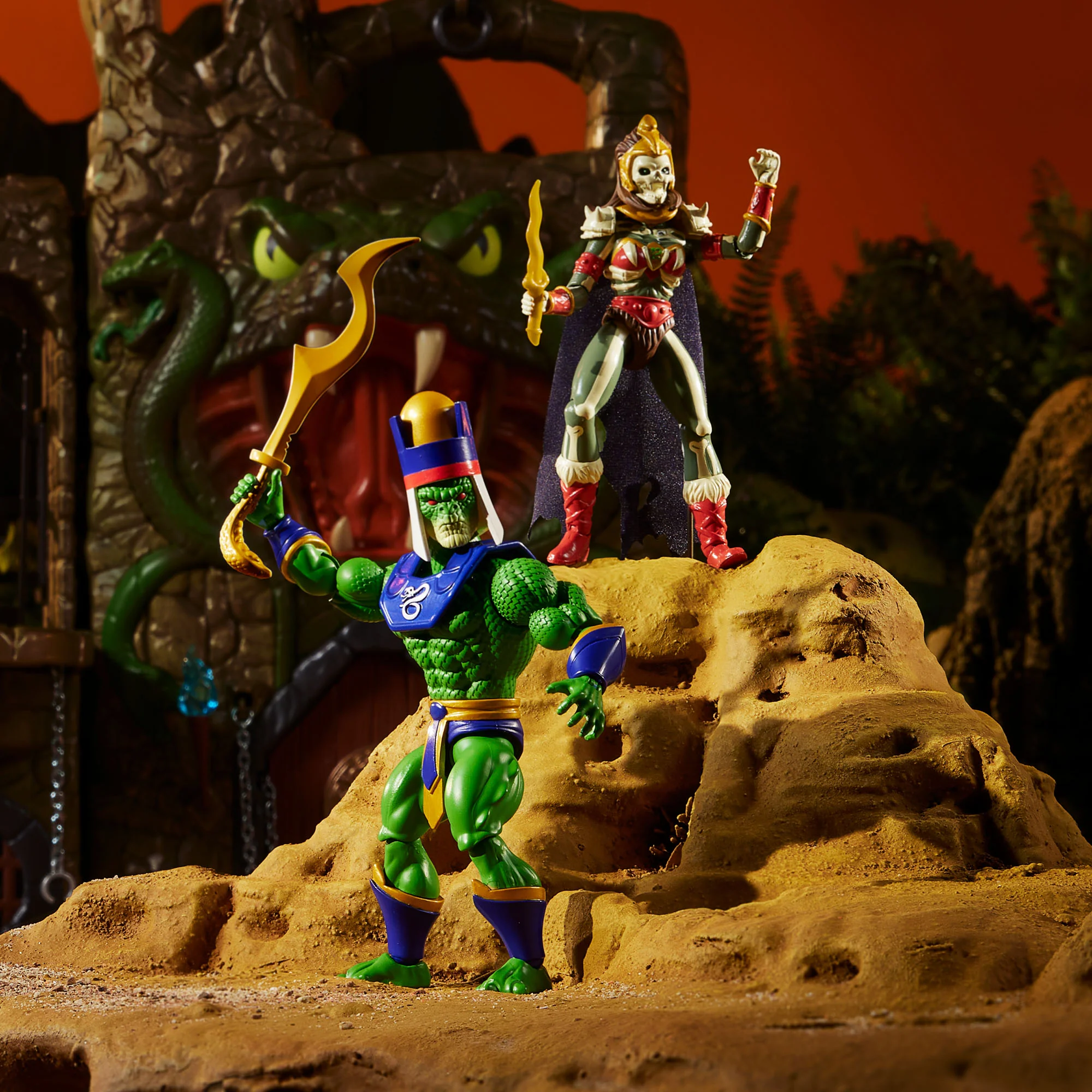 Mattel Creations Masters of the Universe Origins Snake Lair Playset Crowdfund