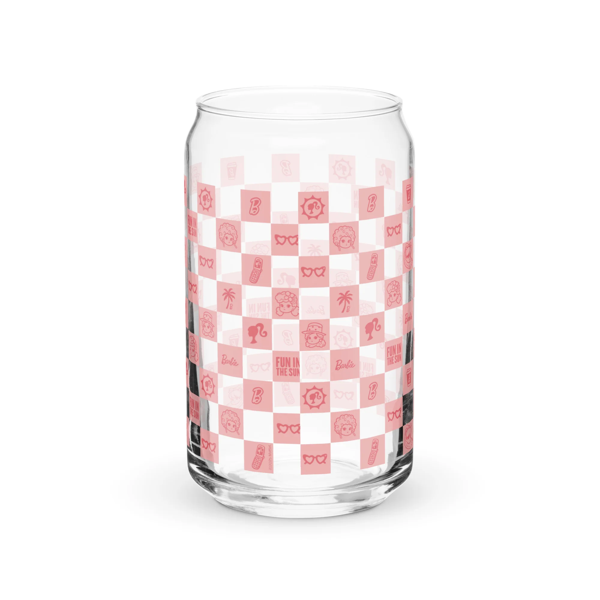 Mattel Creations Barbie Checkerboard Icons Cutie Clear Glass