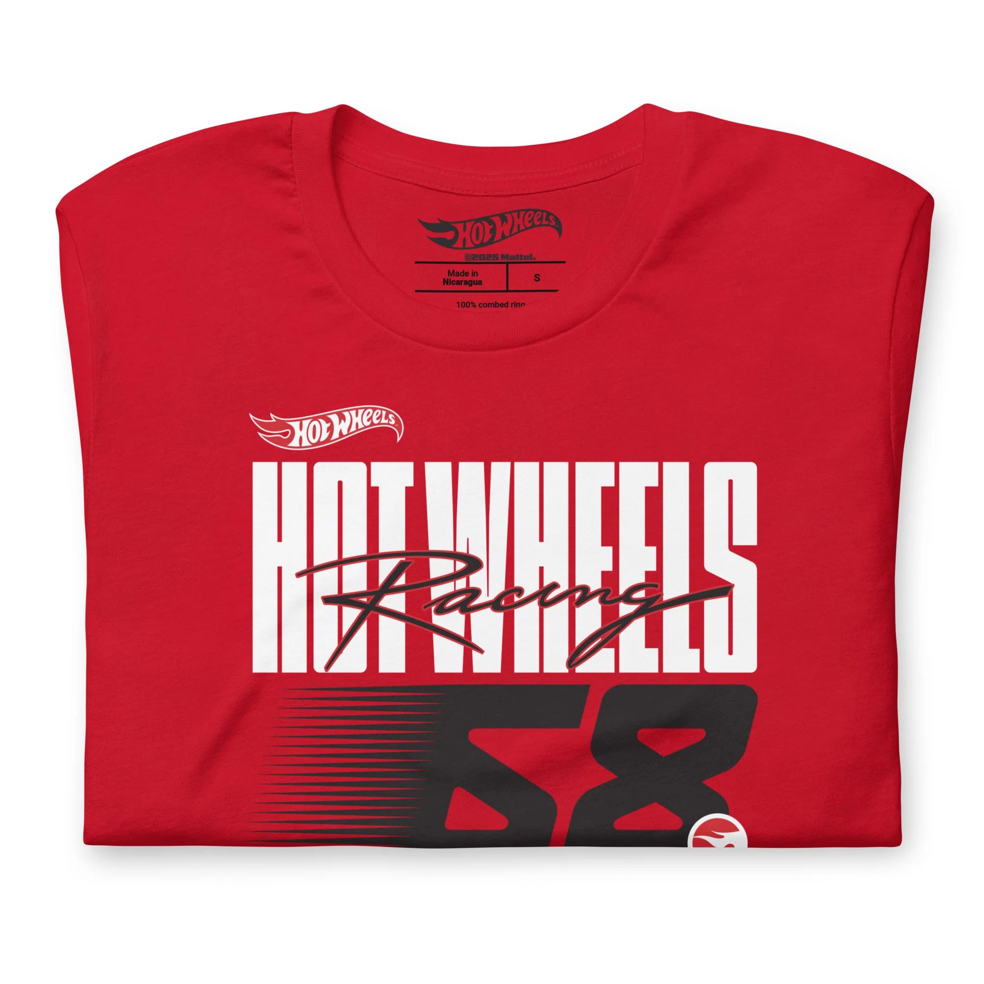 Mattel Creations Hot Wheels Racing Red T-Shirt