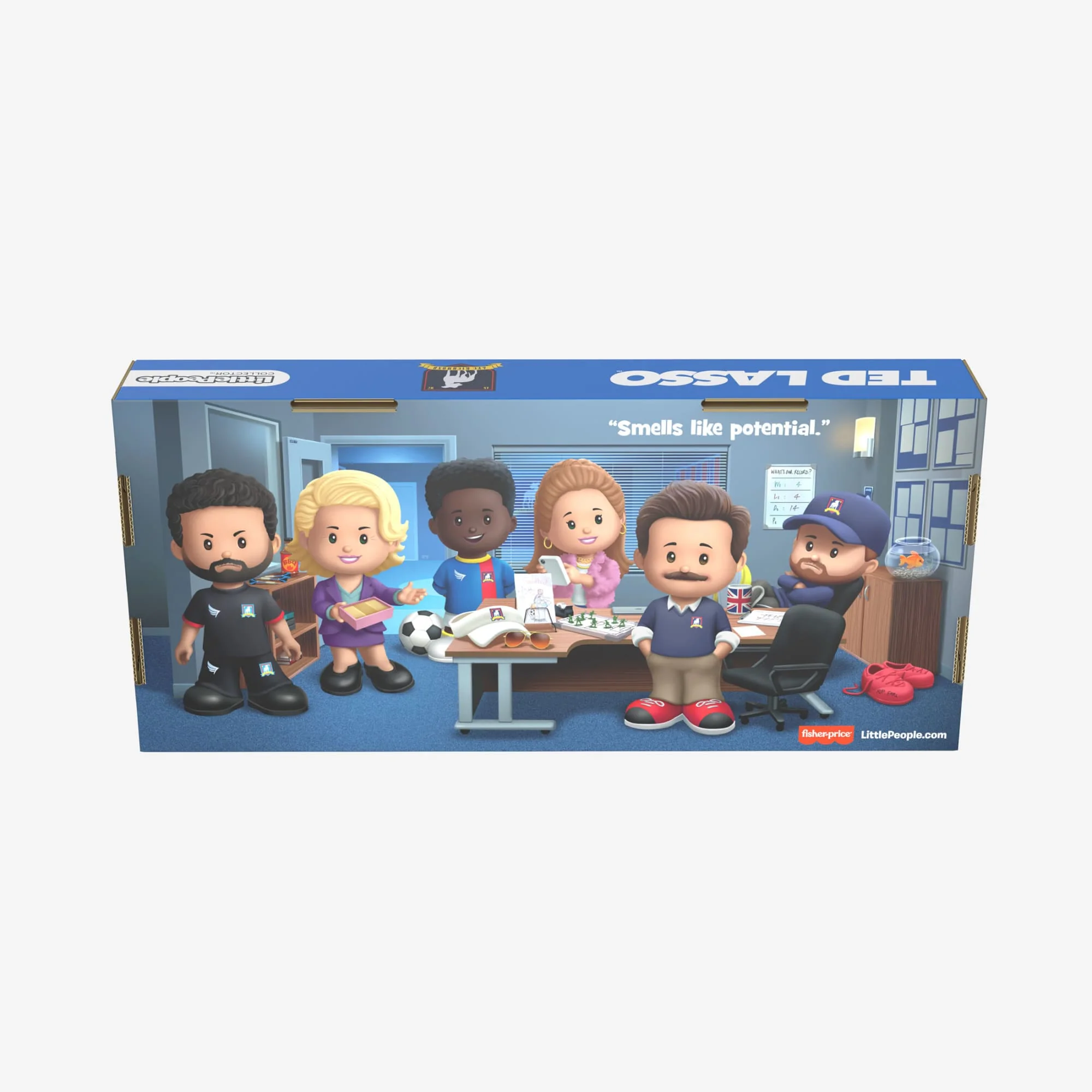 Mattel Creations Little People Collector Ted Lasso Special Edition Figure Set