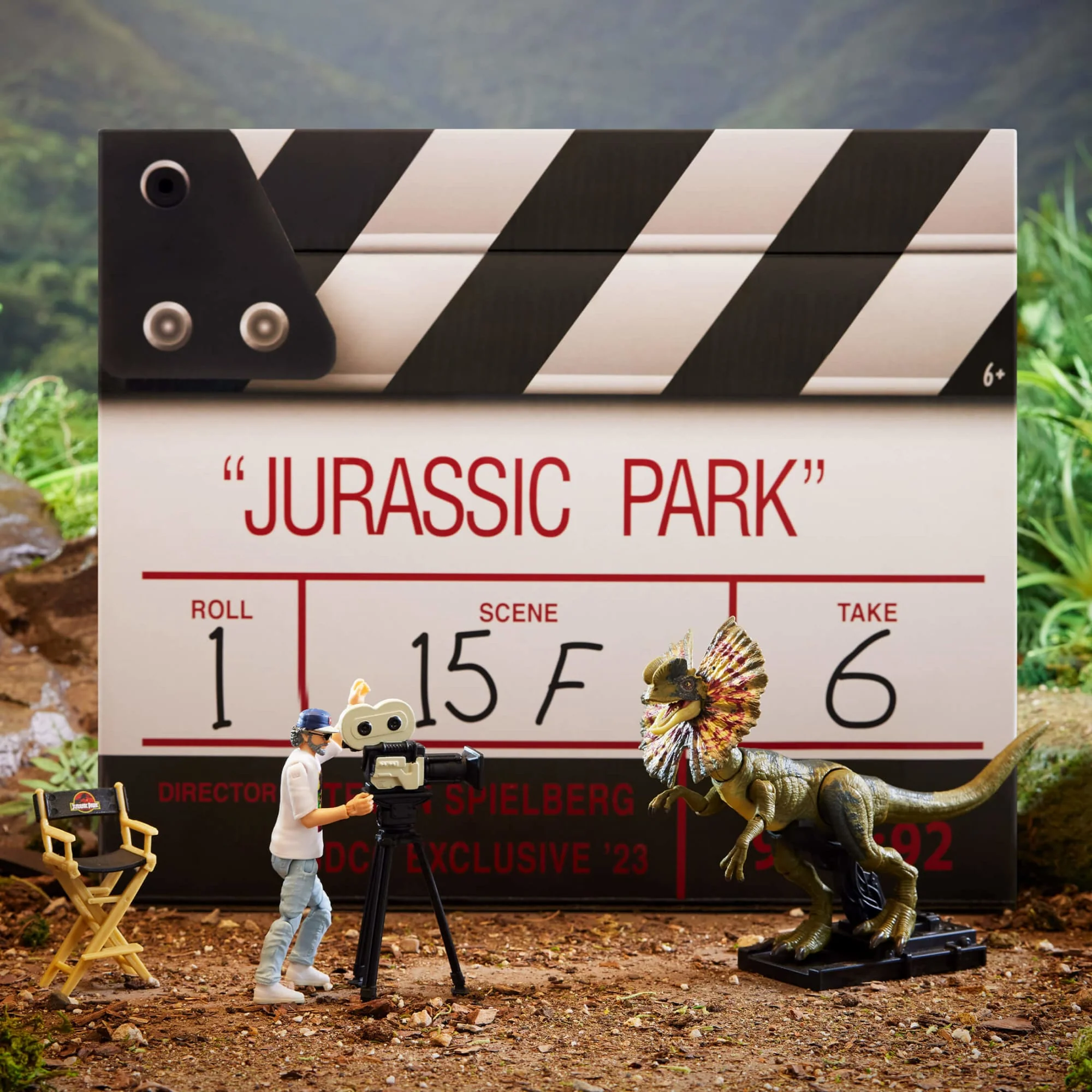 Mattel Creations Jurassic Park 30th Anniversary Steven Spielberg Figure