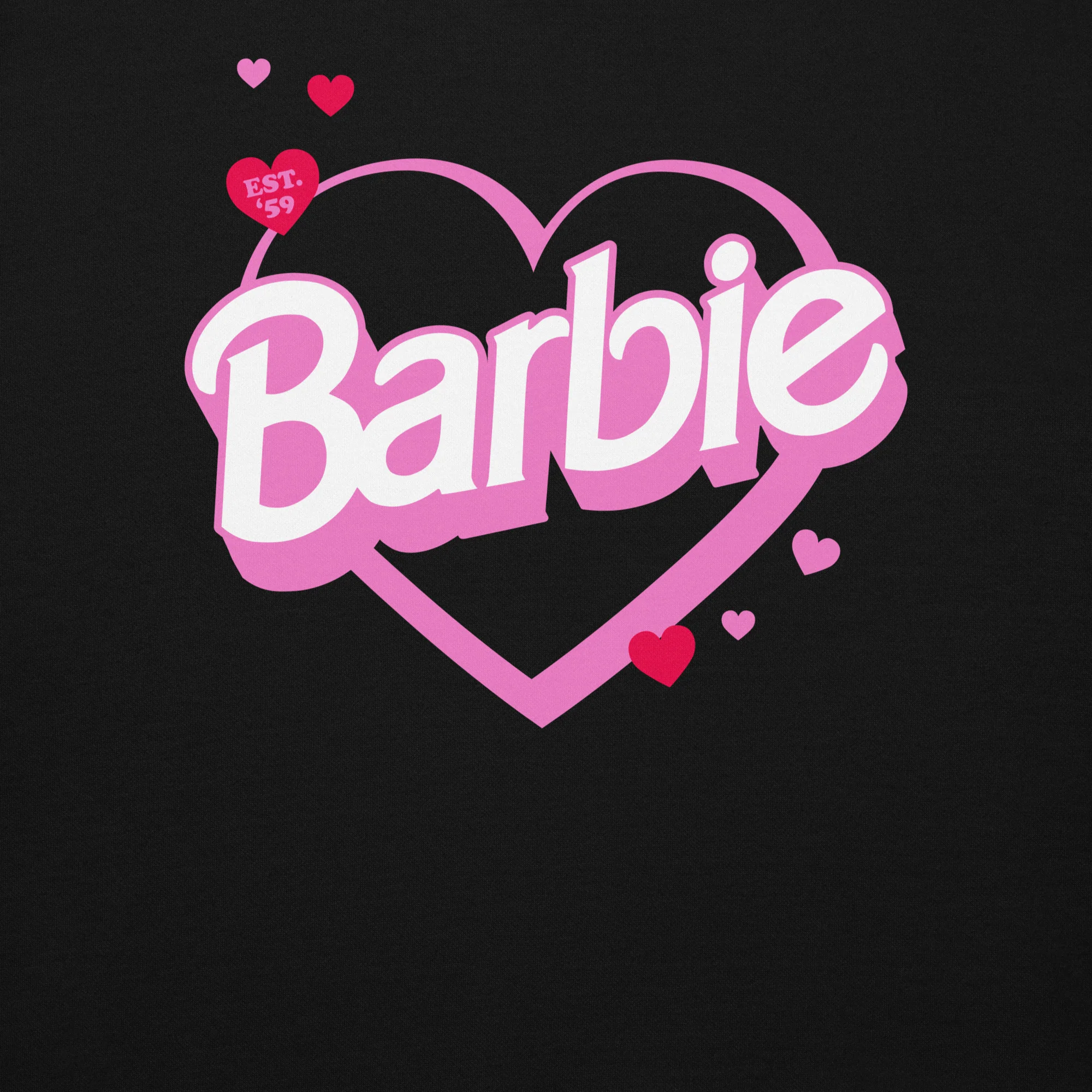 Mattel Creations Barbie Embroidered Hearts Hoodie