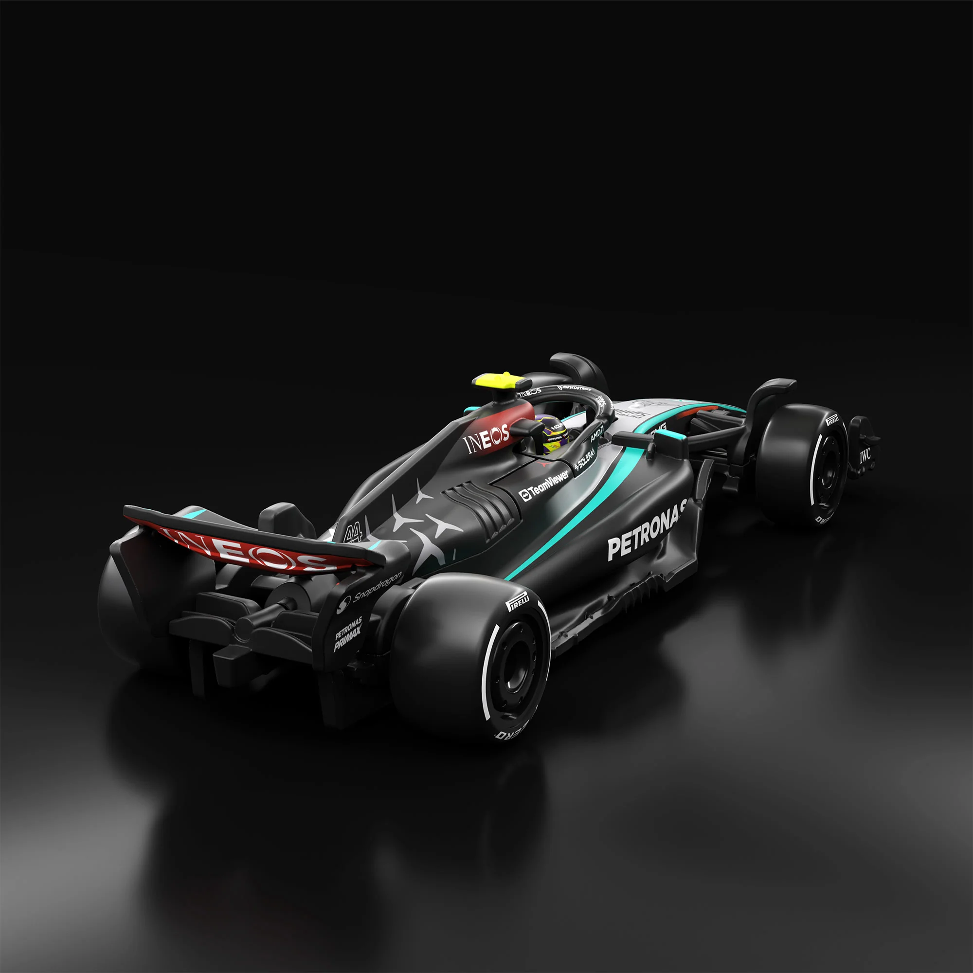 Mattel Creations Hot Wheels F1 Series: Mercedes-AMG PETRONAS Formula One Team W15 Car #44