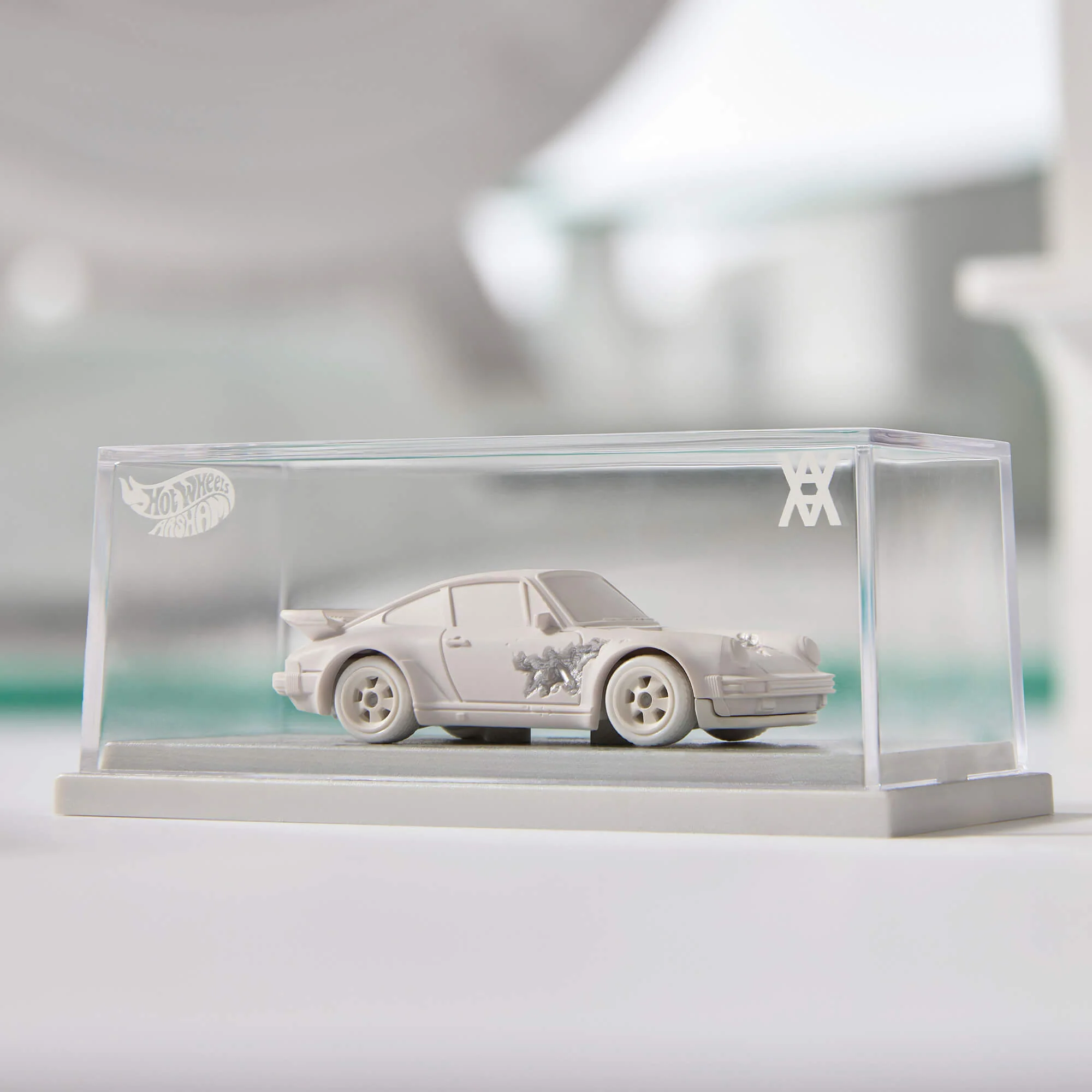 Mattel Creations Hot Wheels x Daniel Arsham Complete Car and Rally Case Set