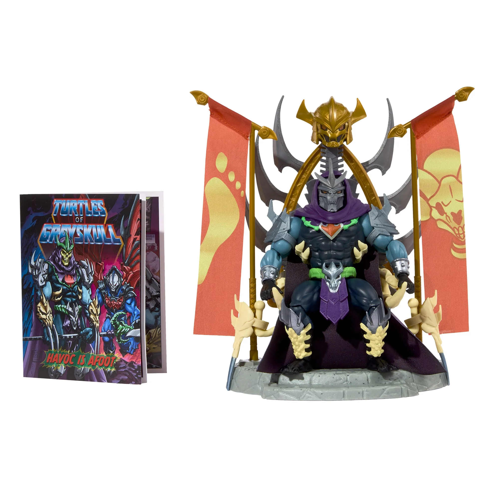 Mattel Creations Turtles of Grayskull Skele-Shredder Action Figure