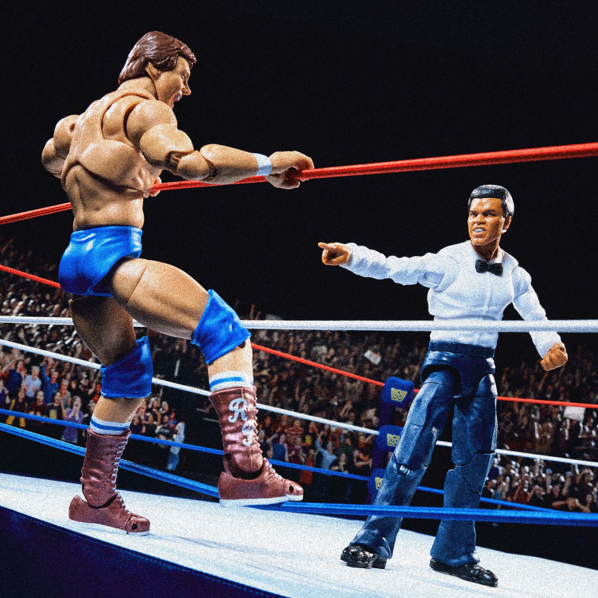 Mattel Creations WWE Ultimate Edition Muhammad Ali Action Figure Set