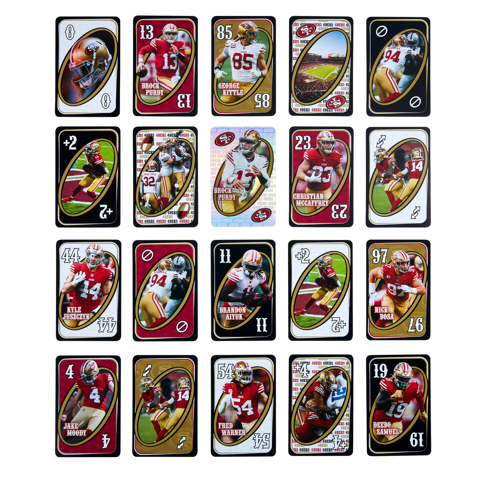 Mattel Creations UNO Fandom NFL San Francisco 49ers Game Deck
