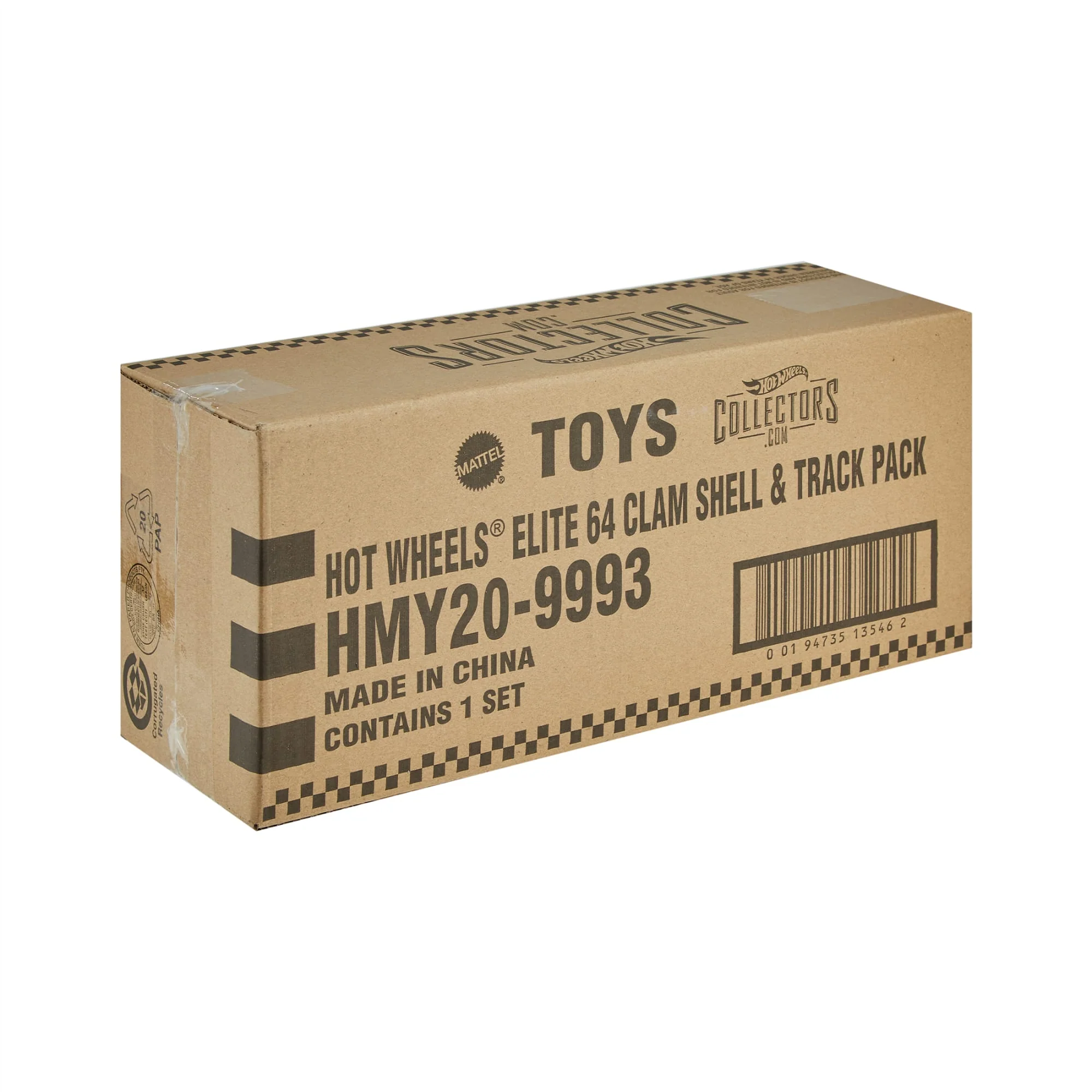 Mattel Creations Hot Wheels Elite 64 Clamshell & Track Pack