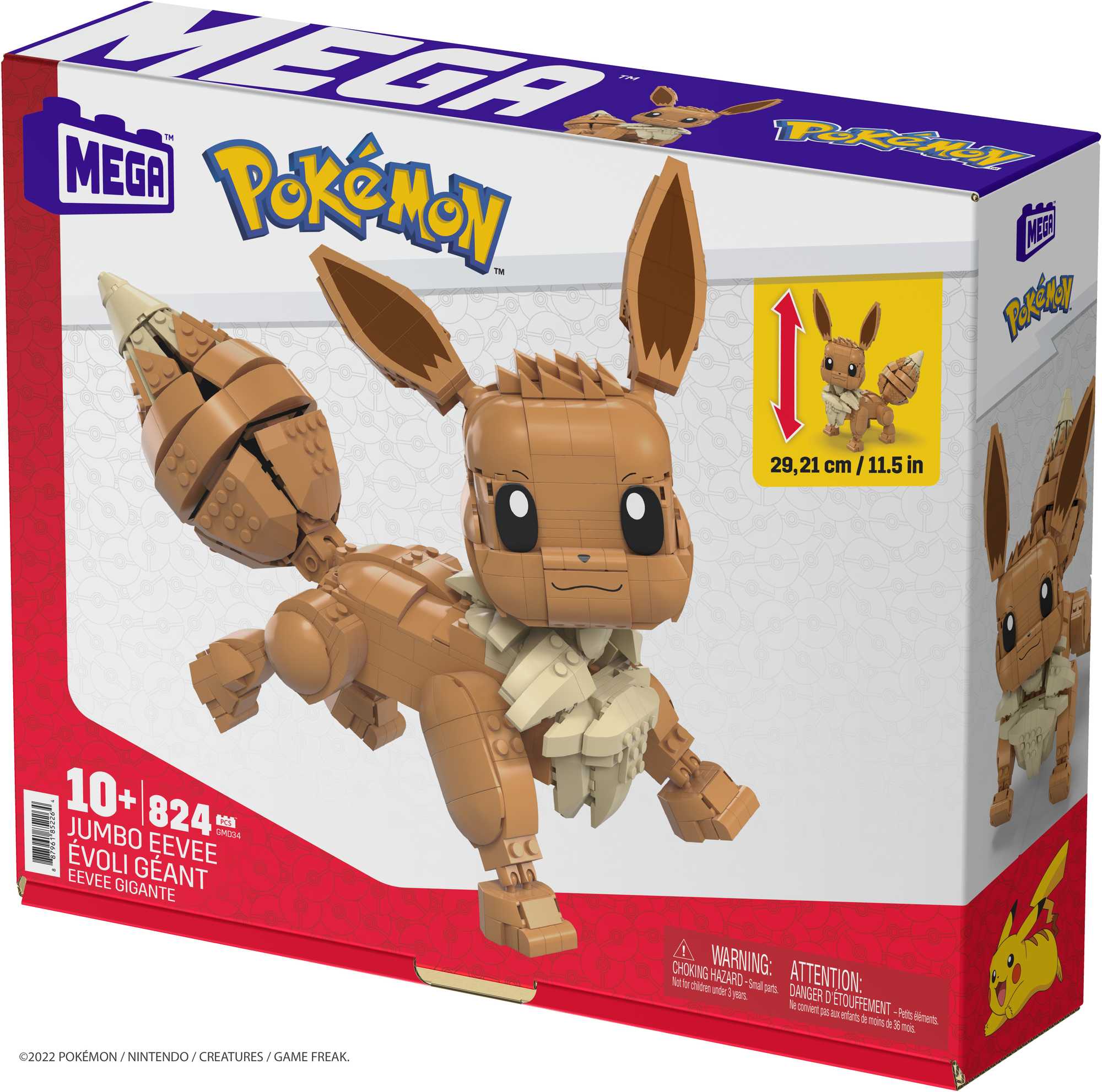 Mattel Creations MEGA Pokemon Jumbo Eevee