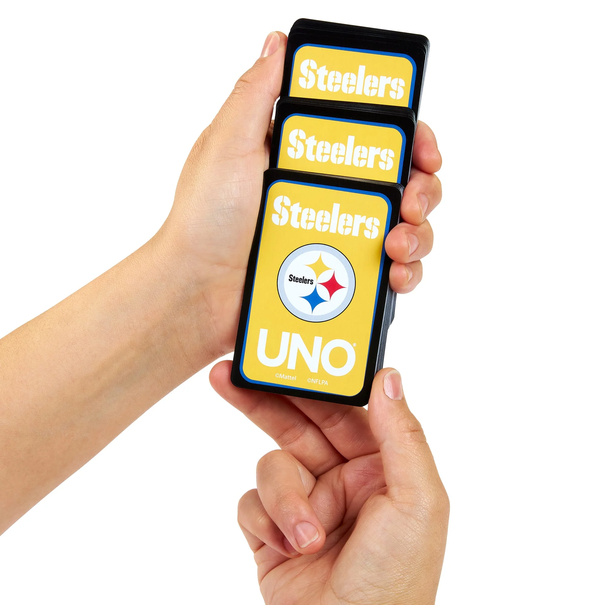 Mattel Creations UNO Fandom NFL Pittsburgh Steelers Game Deck