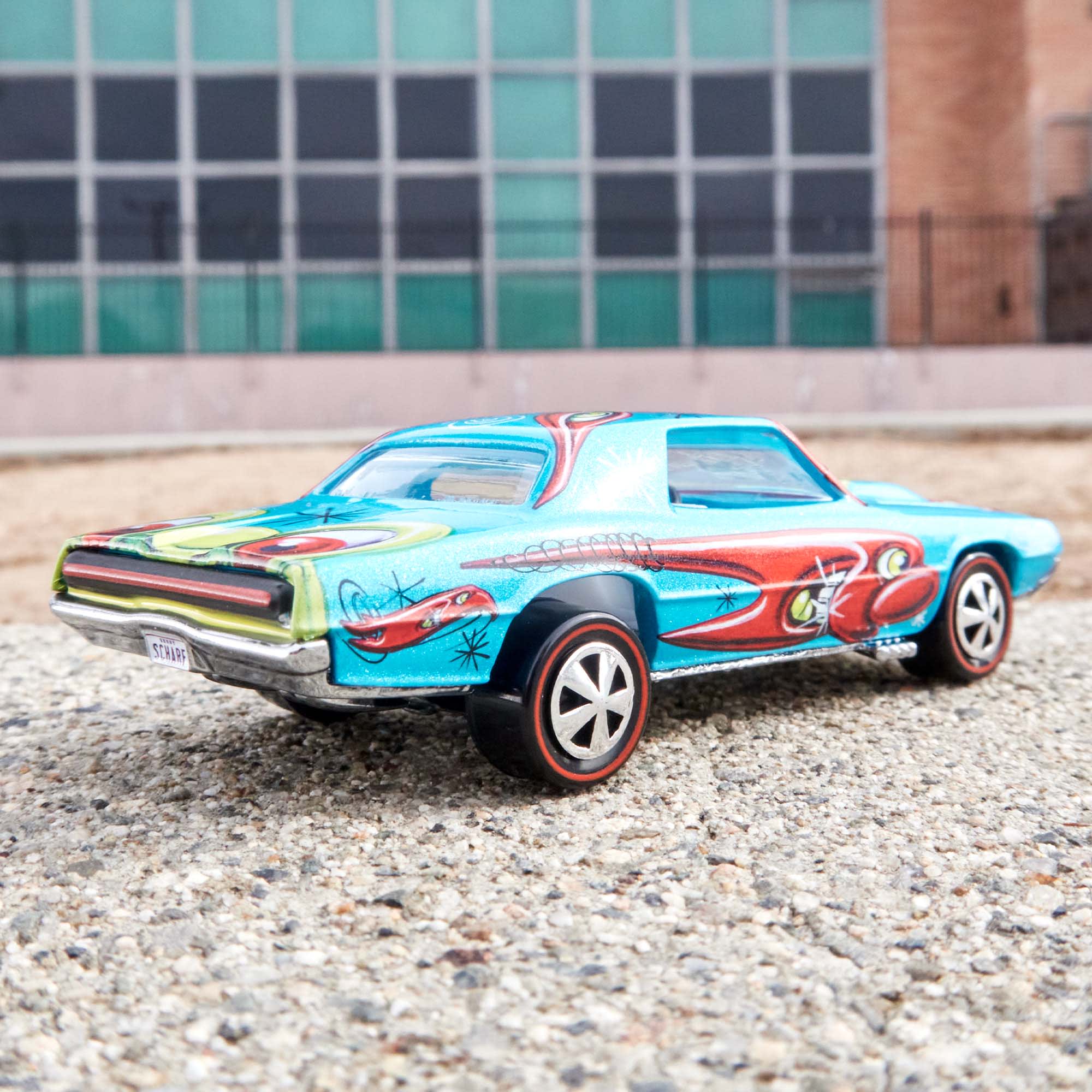 Mattel Creations Hot Wheels x Kenny Scharf Signed Custom T-Bird