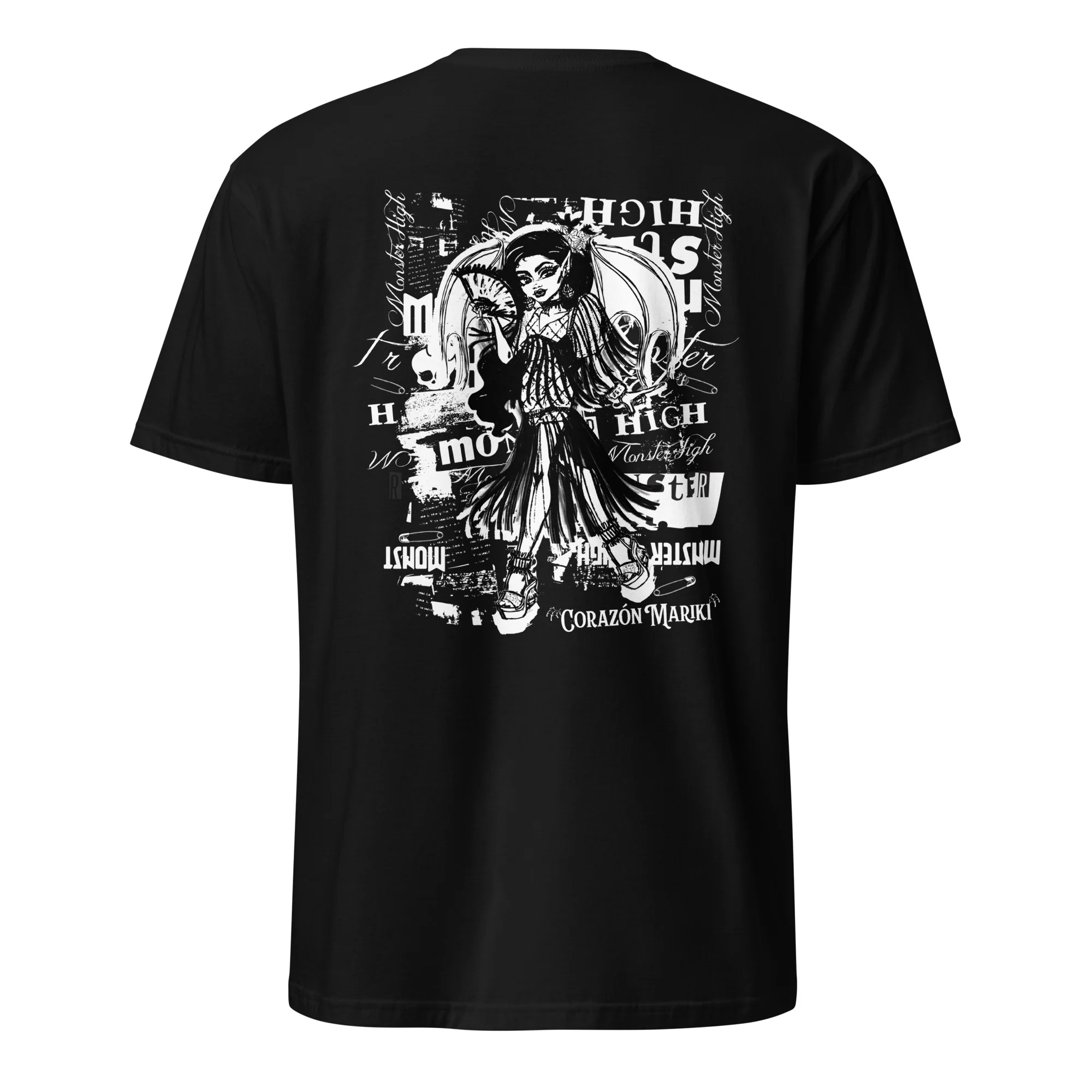 Mattel Creations Monster High Corazon Marikit Black T-Shirt