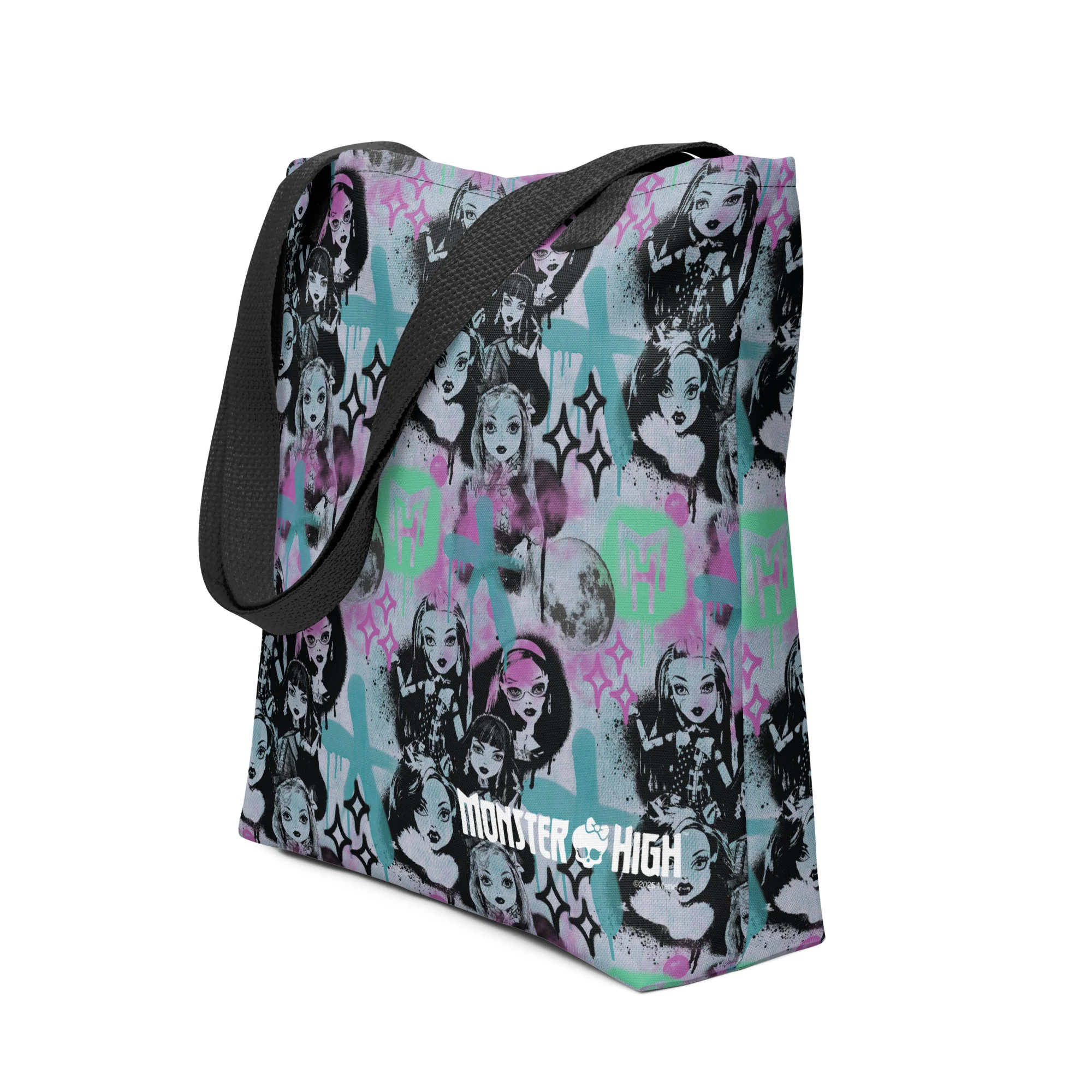 Mattel Creations Monster High Lunar Glow Multi Tote Bag