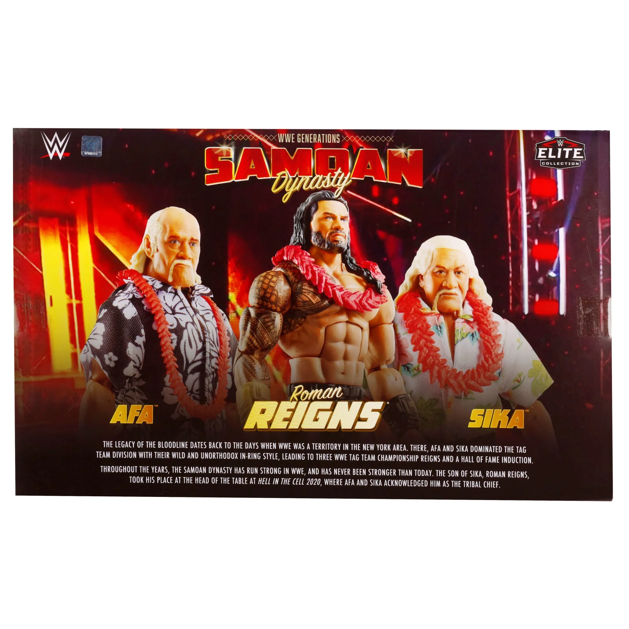Mattel Creations WWE Elite Samoan Dynasty Pack of 3 Action Figures
