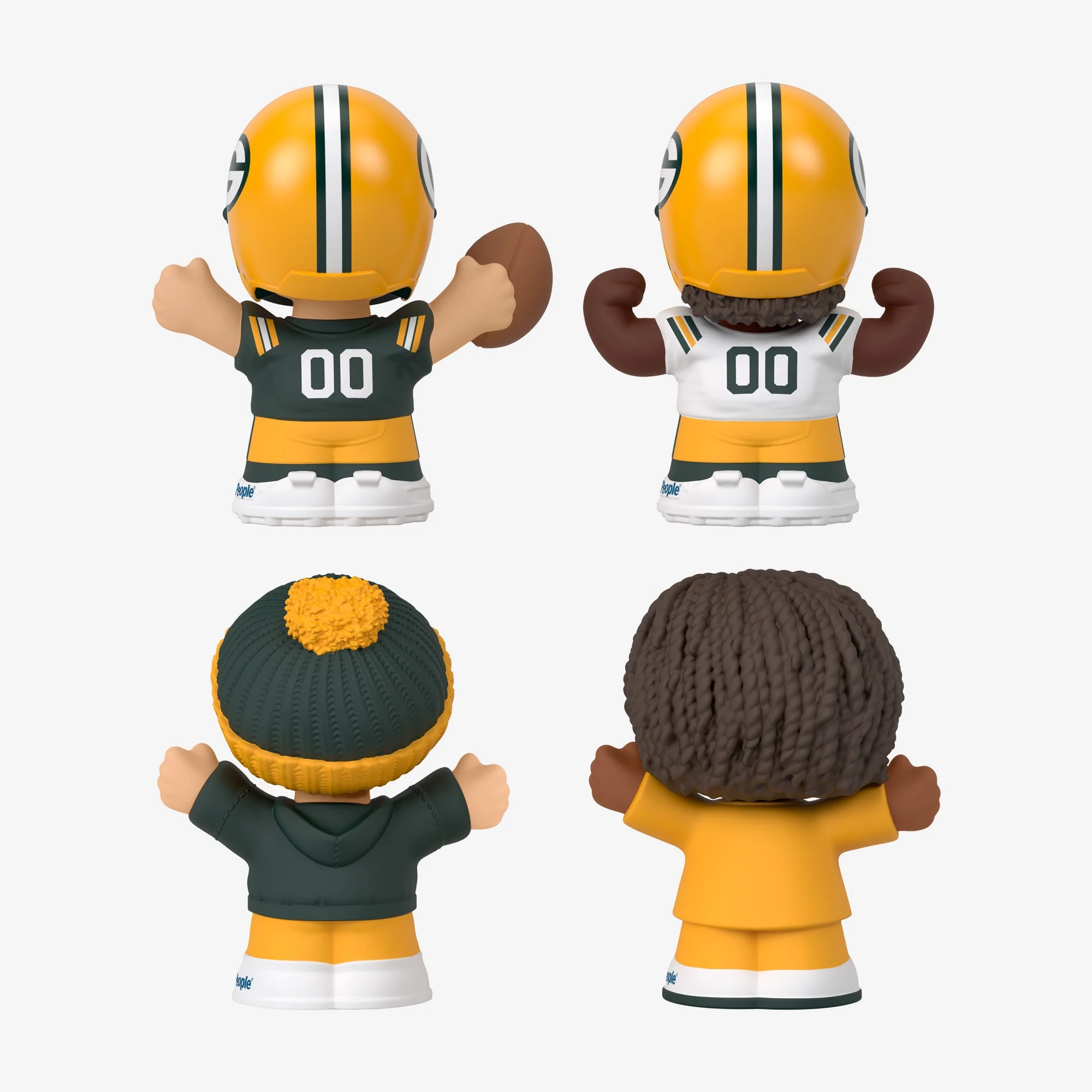 Mattel Creations Little People Collector x NFL Green Bay Packers Set