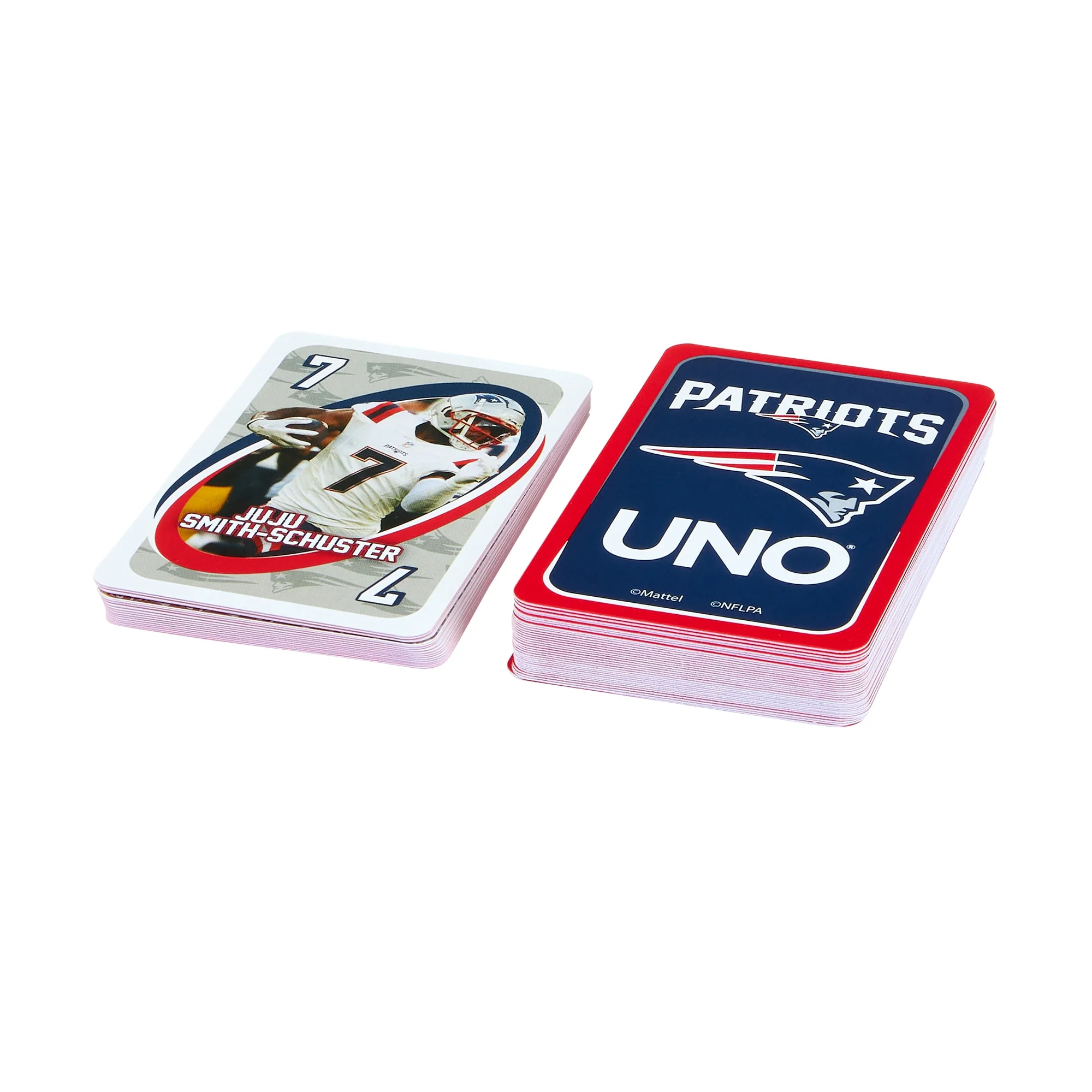 Mattel Creations UNO Fandom NFL New England Patriots Game Deck