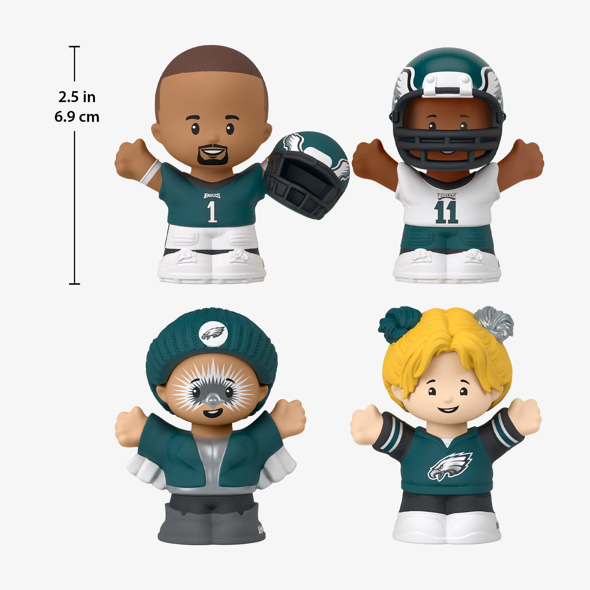 Mattel Creations Little People Collector x NFL Philadelphia Eagles Set