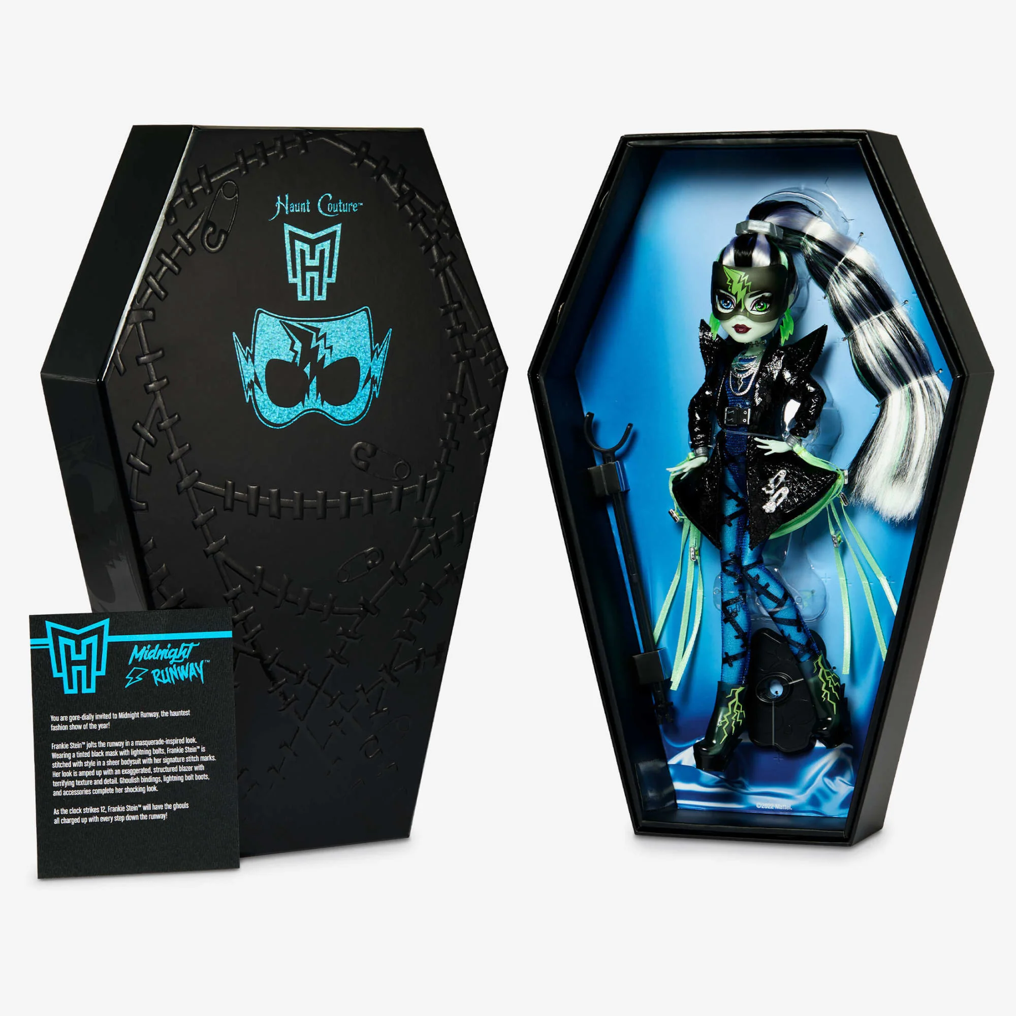 Mattel Creations Monster High Haunt Couture Midnight Runway Frankie Stein Doll