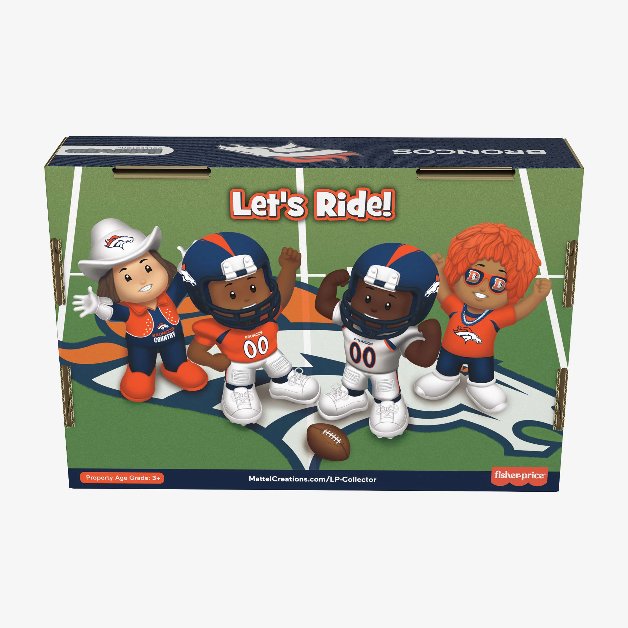 Mattel Creations Little People Collector x NFL Denver Broncos Set