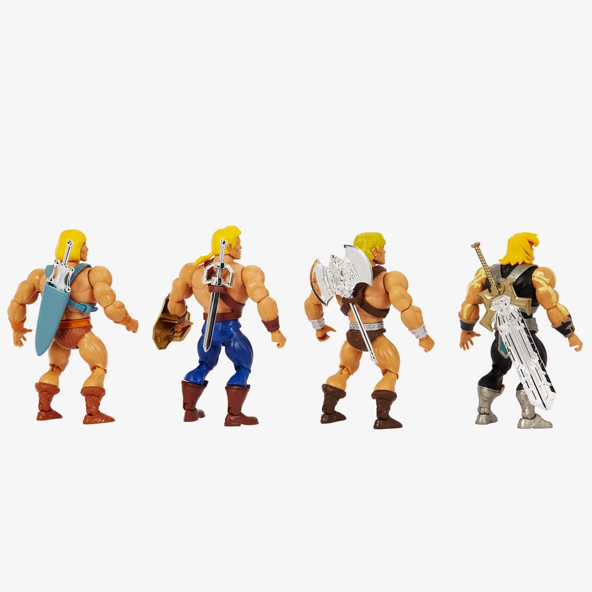 Mattel Creations Masters of the Universe Origins He-Man 40th Anniversary 4-Pack