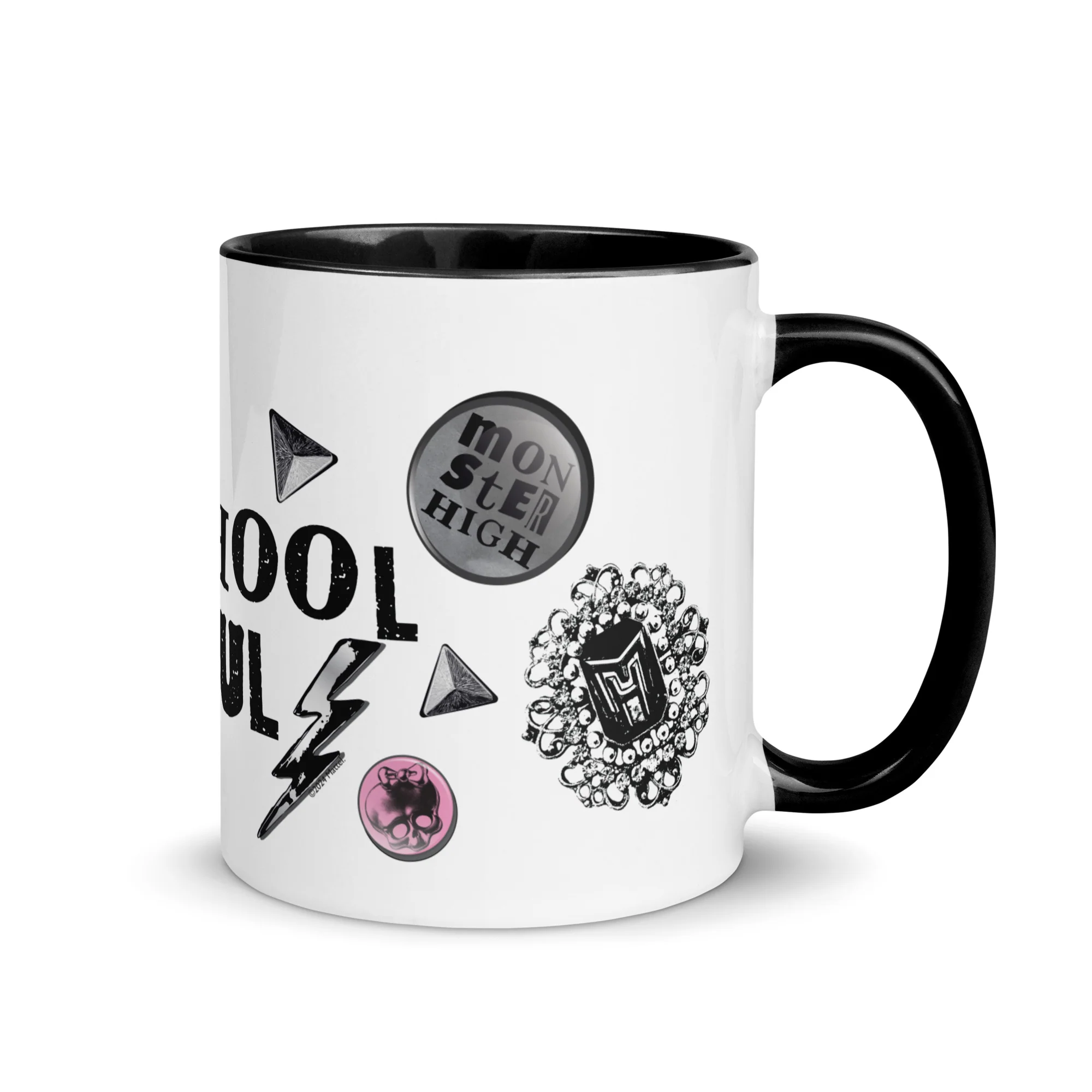 Mattel Creations Monster High Old School Ghoul White Mug