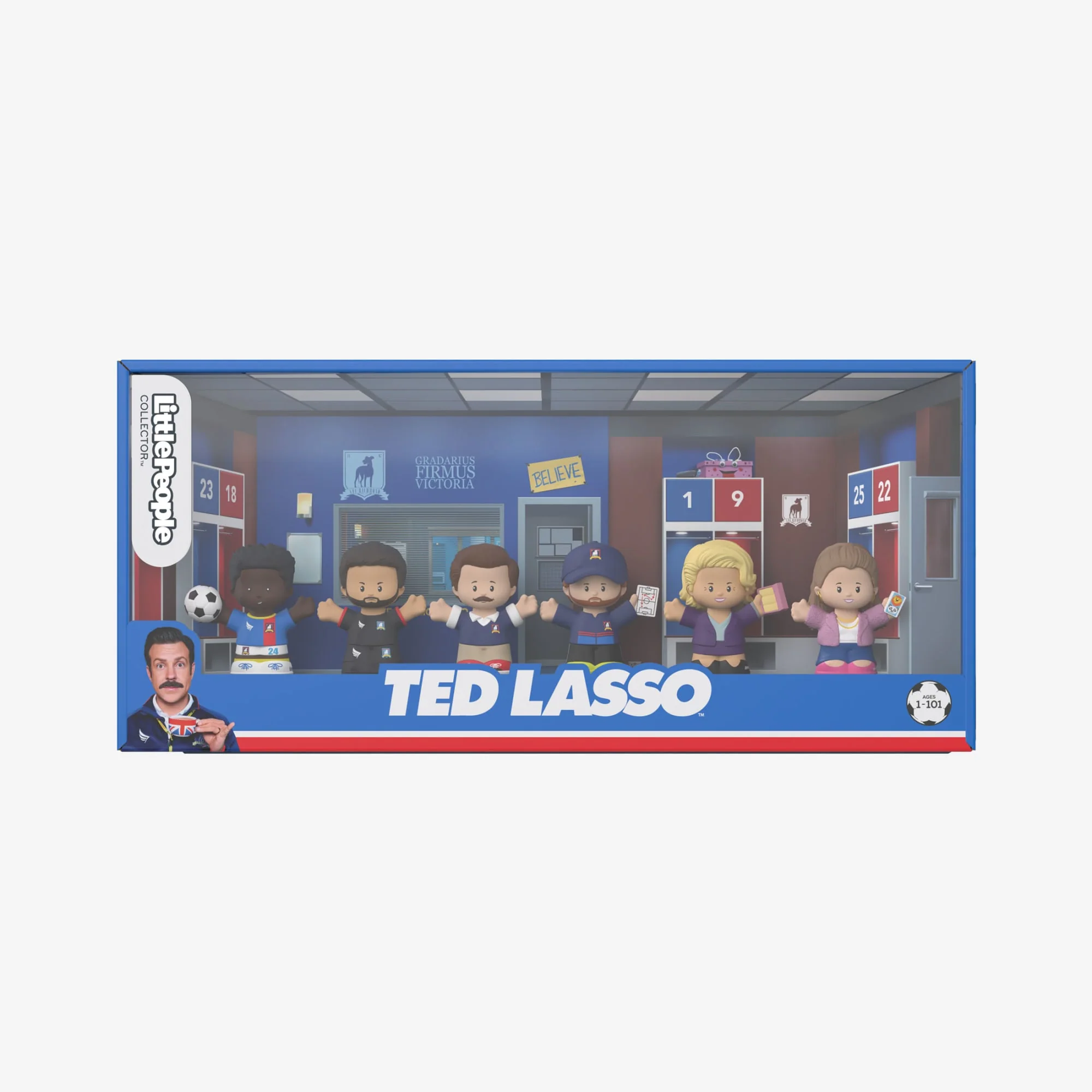 Mattel Creations Little People Collector Ted Lasso Special Edition Figure Set