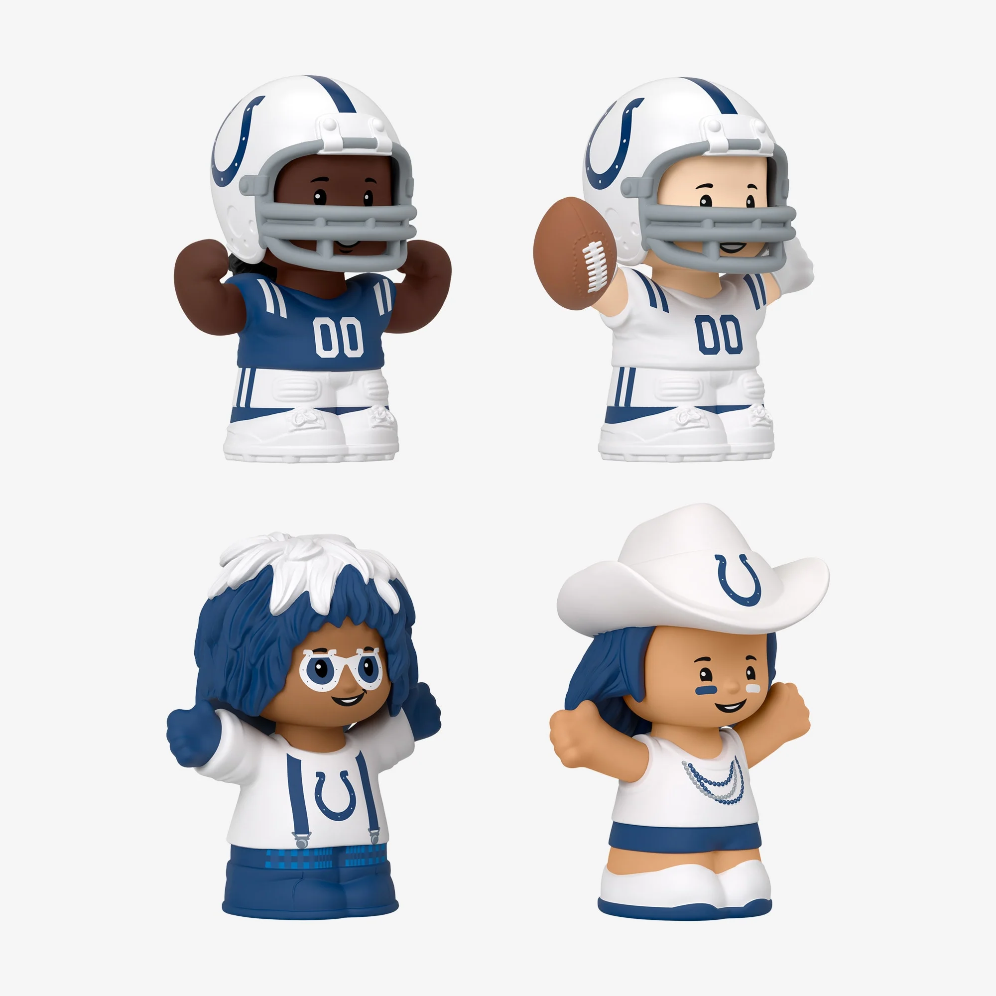 Mattel Creations Little People Collector x NFL Indianapolis Colts Set