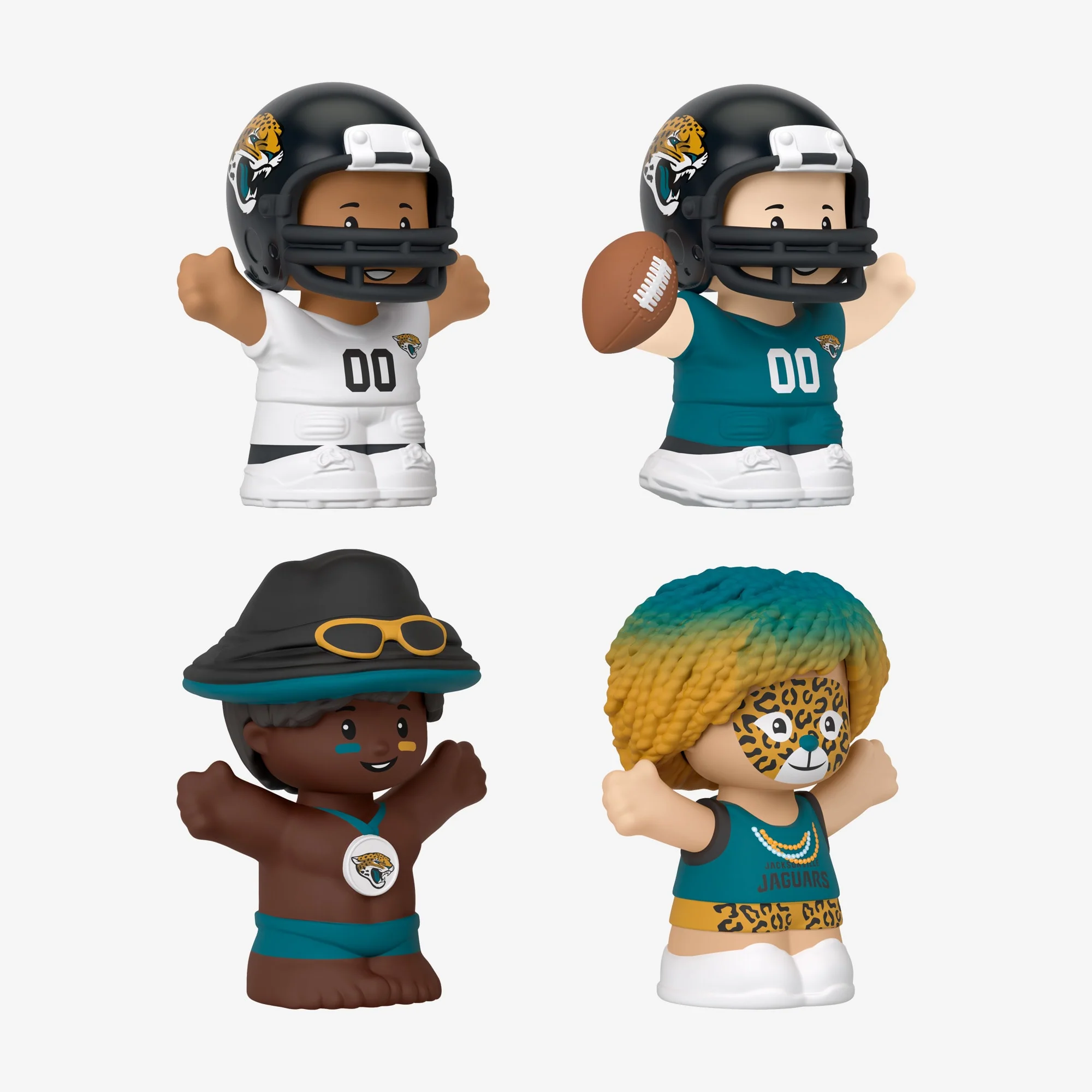 Mattel Creations Little People Collector x NFL Jacksonville Jaguars Set