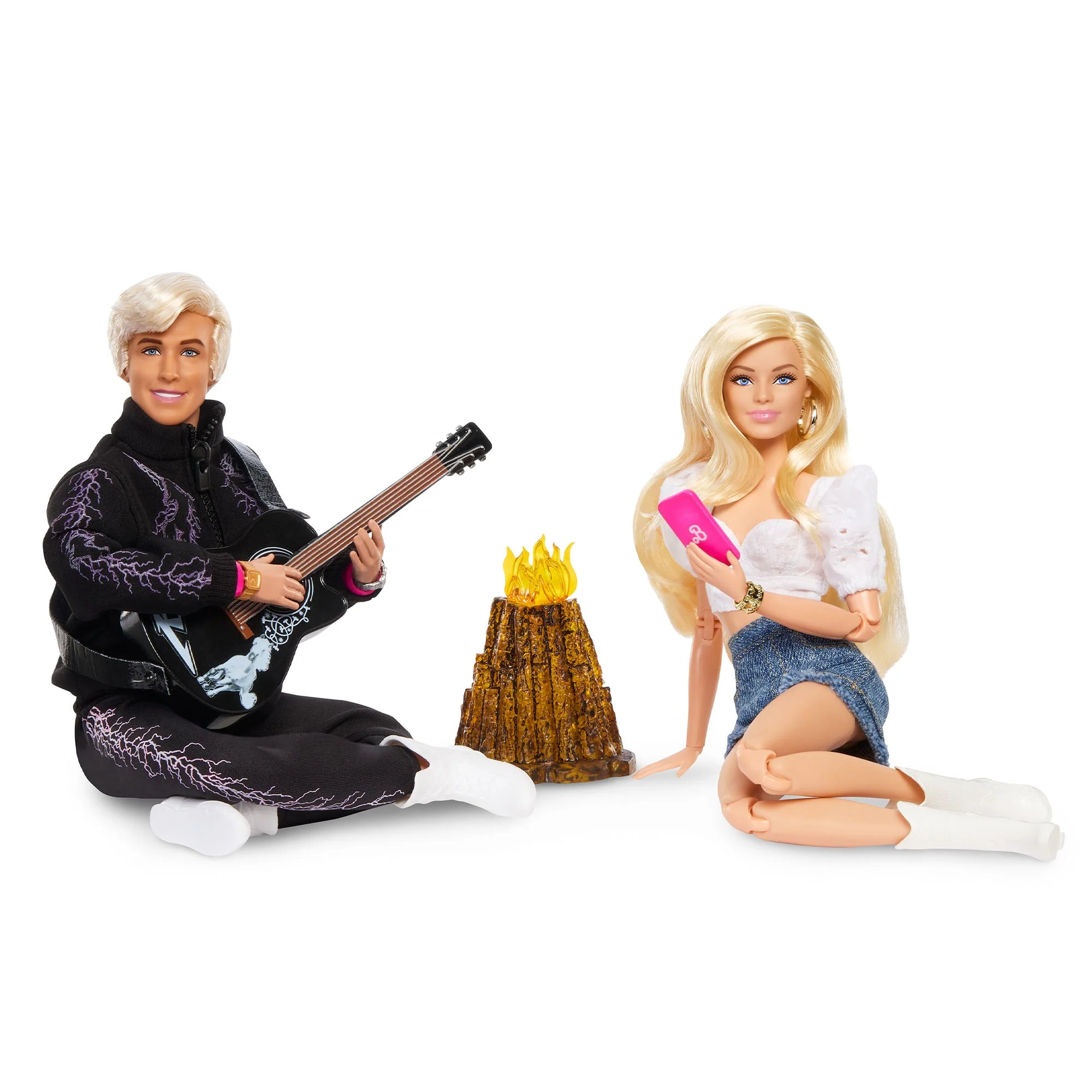 Mattel Creations Barbie The Movie Barbie and Ken Campfire Scene 2-Pack
