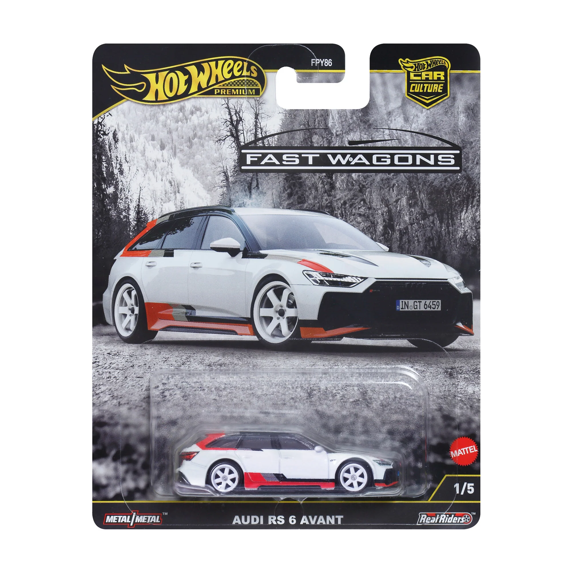 Mattel Creations Hot Wheels Premium Car Culture Fast Wagons Audi RS 6 Avant