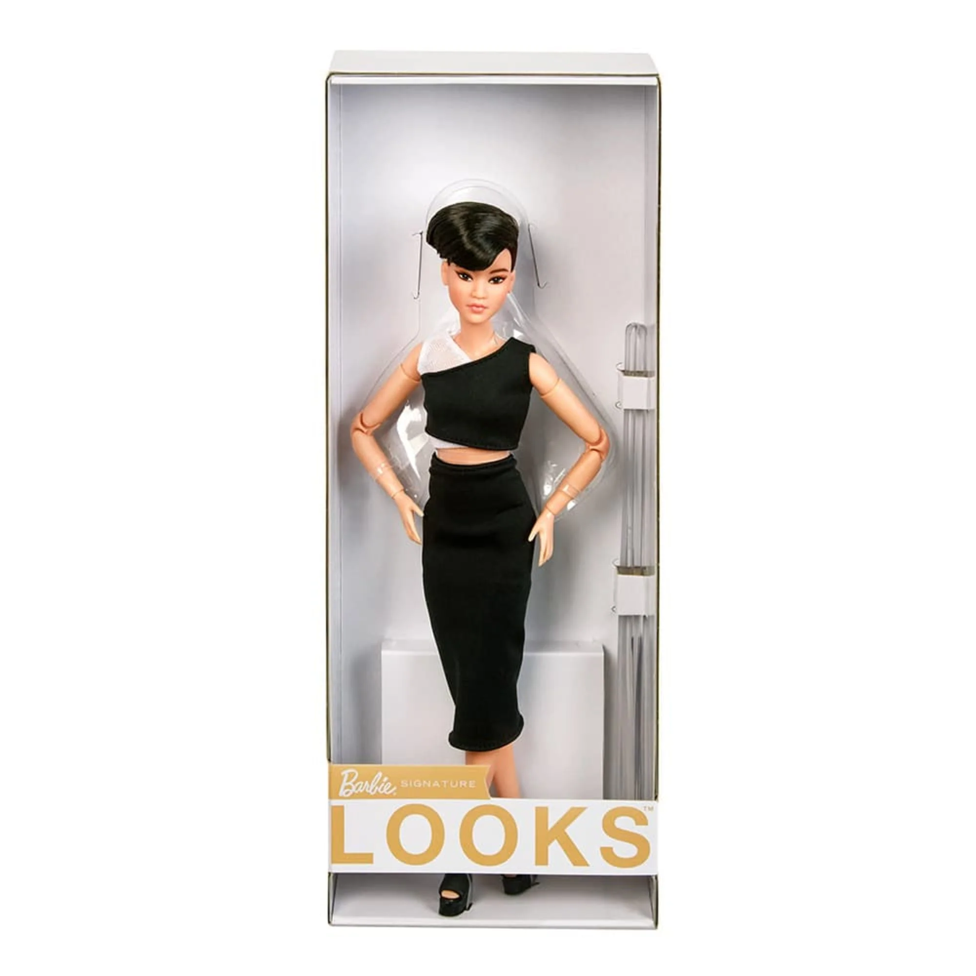 Mattel Creations Barbie Looks Doll (Petite, Brunette Pixie Cut)