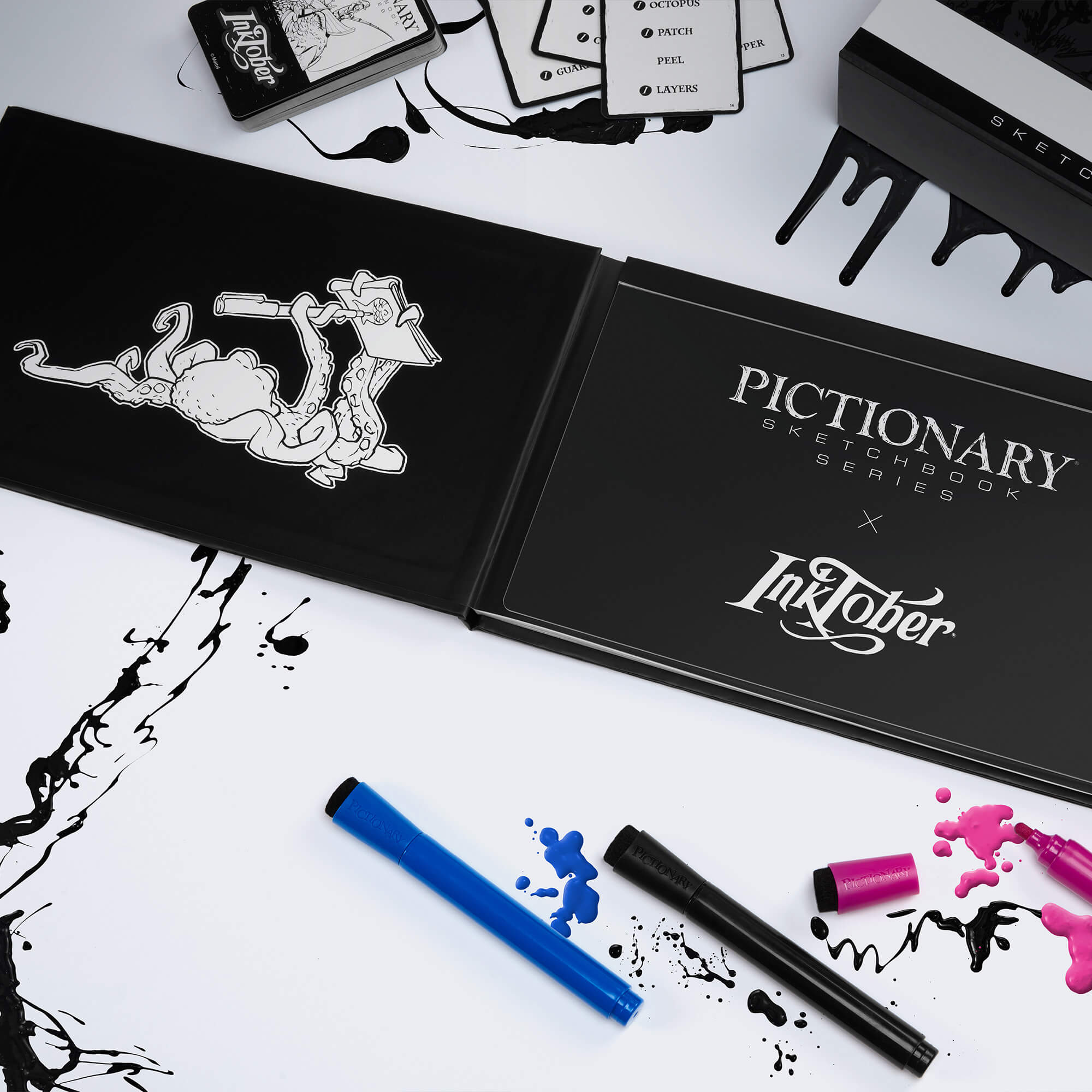 Mattel Creations Pictionary Sketchbook x Inktober