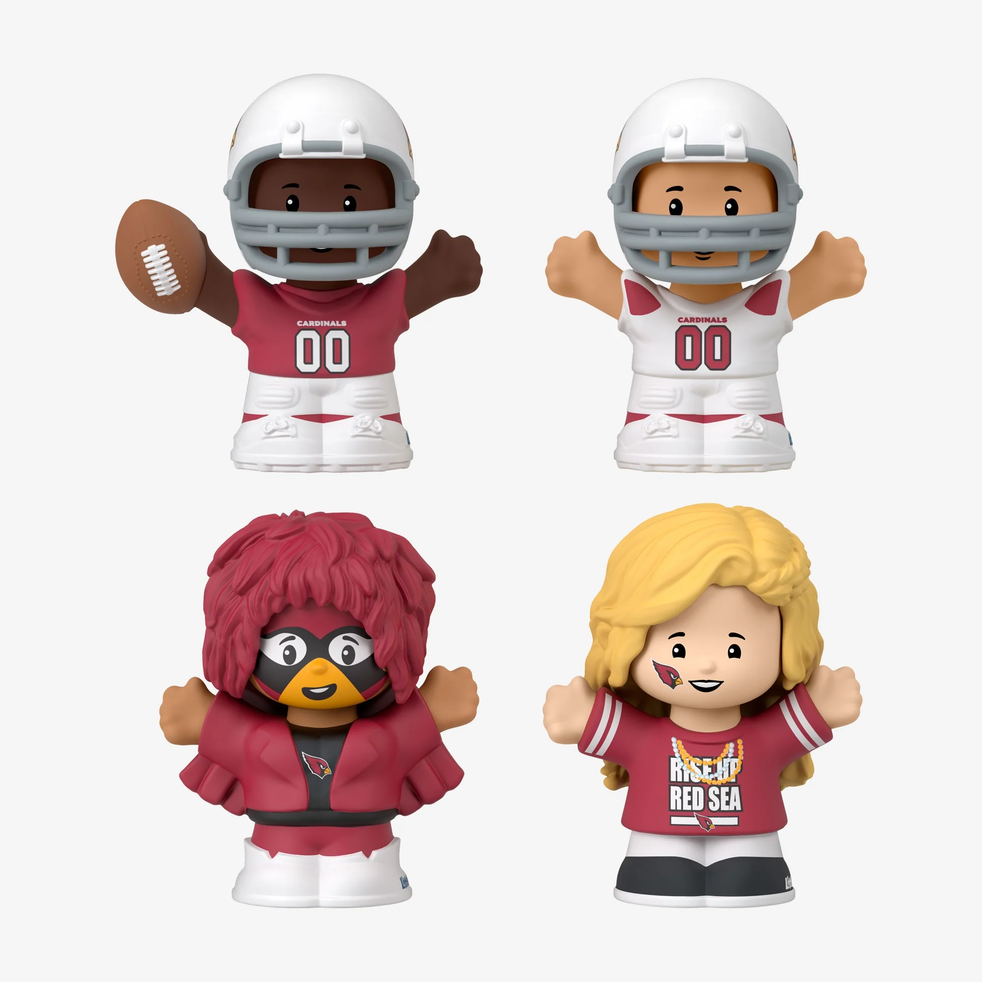 Mattel Creations Little People Collector x NFL Arizona Cardinals Set