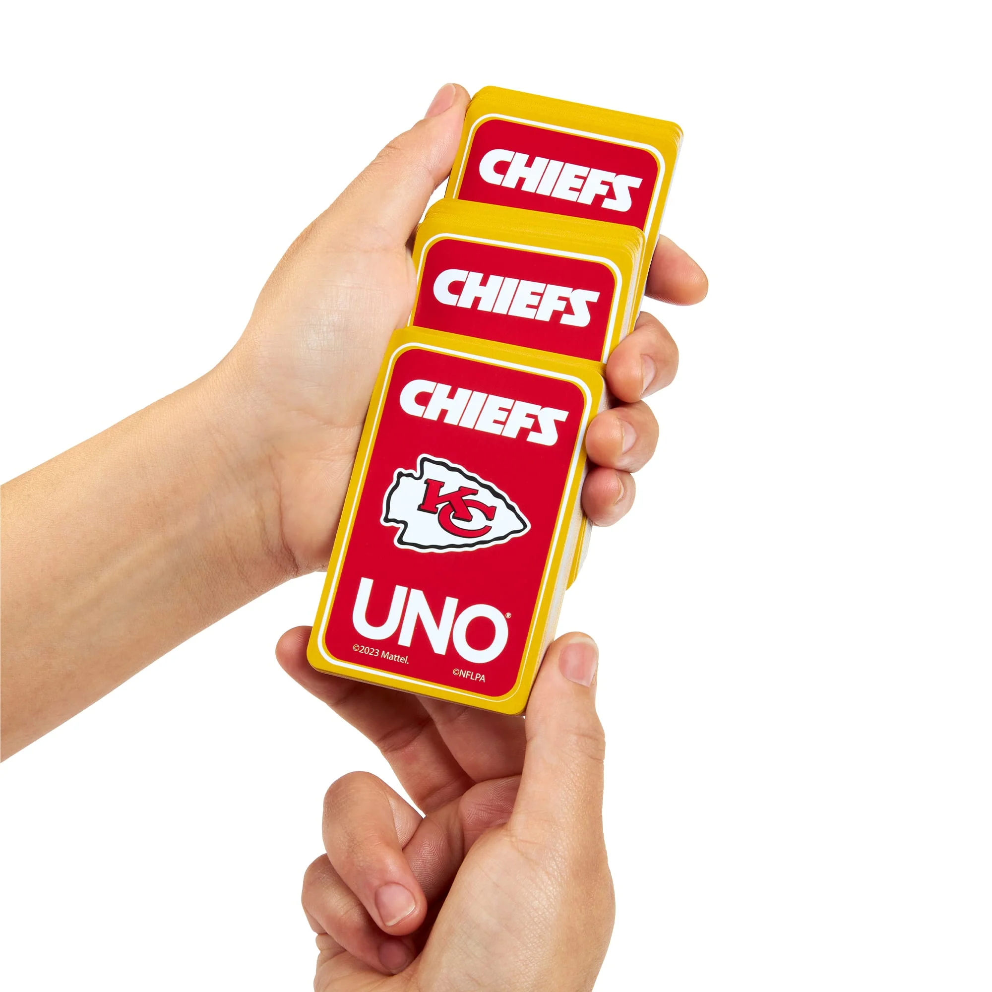 Mattel Creations UNO Fandom NFL Kansas City Chiefs Game Deck