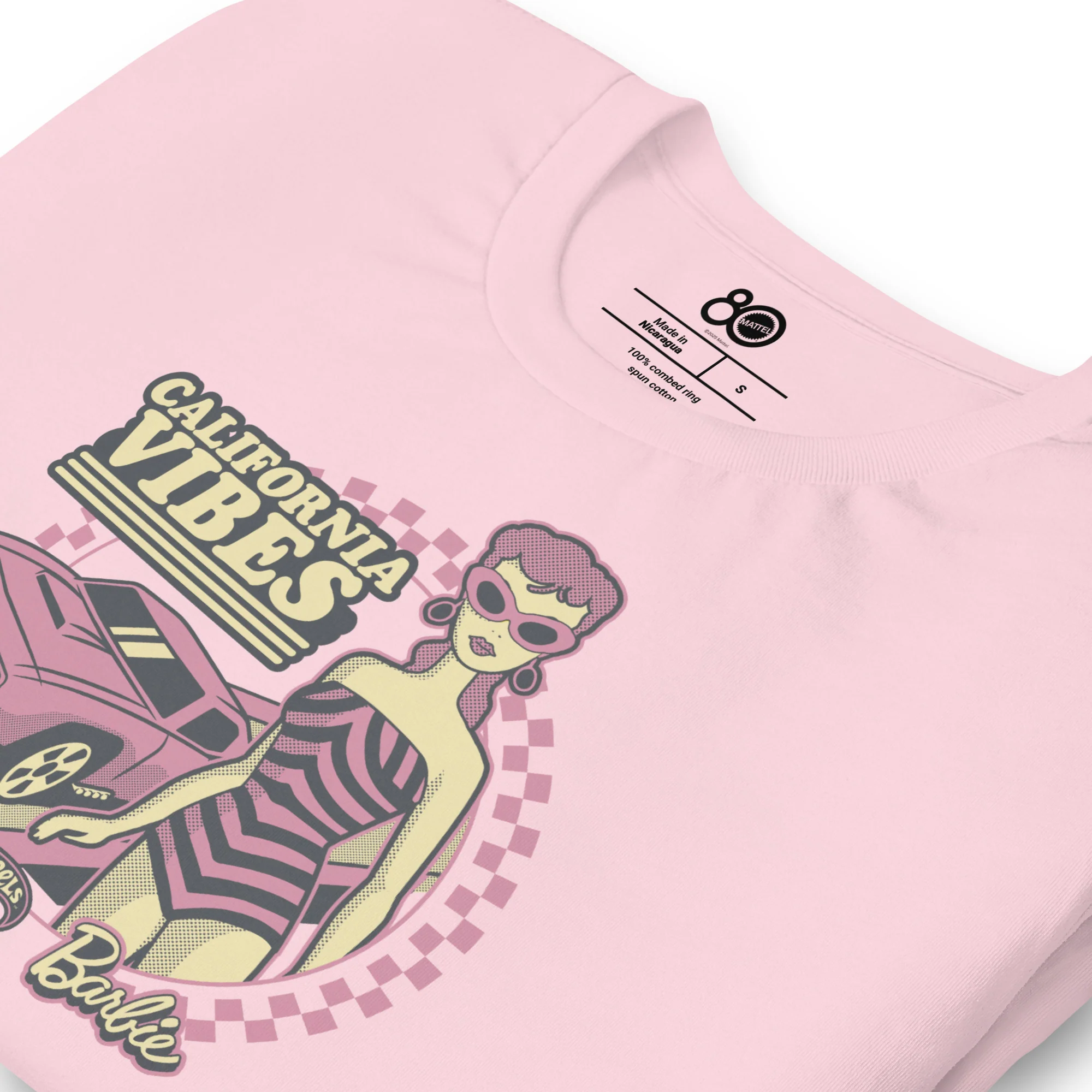 Mattel Creations Mattel 80th California Vibes Pink T-Shirt