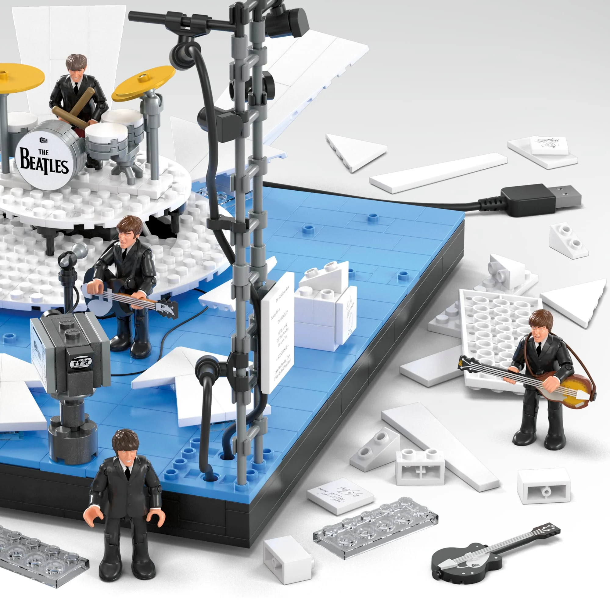 Mattel Creations MEGA™ Showcase The Beatles 'Ladies and Gentlemen, The Beatles!' Building Toy Kit