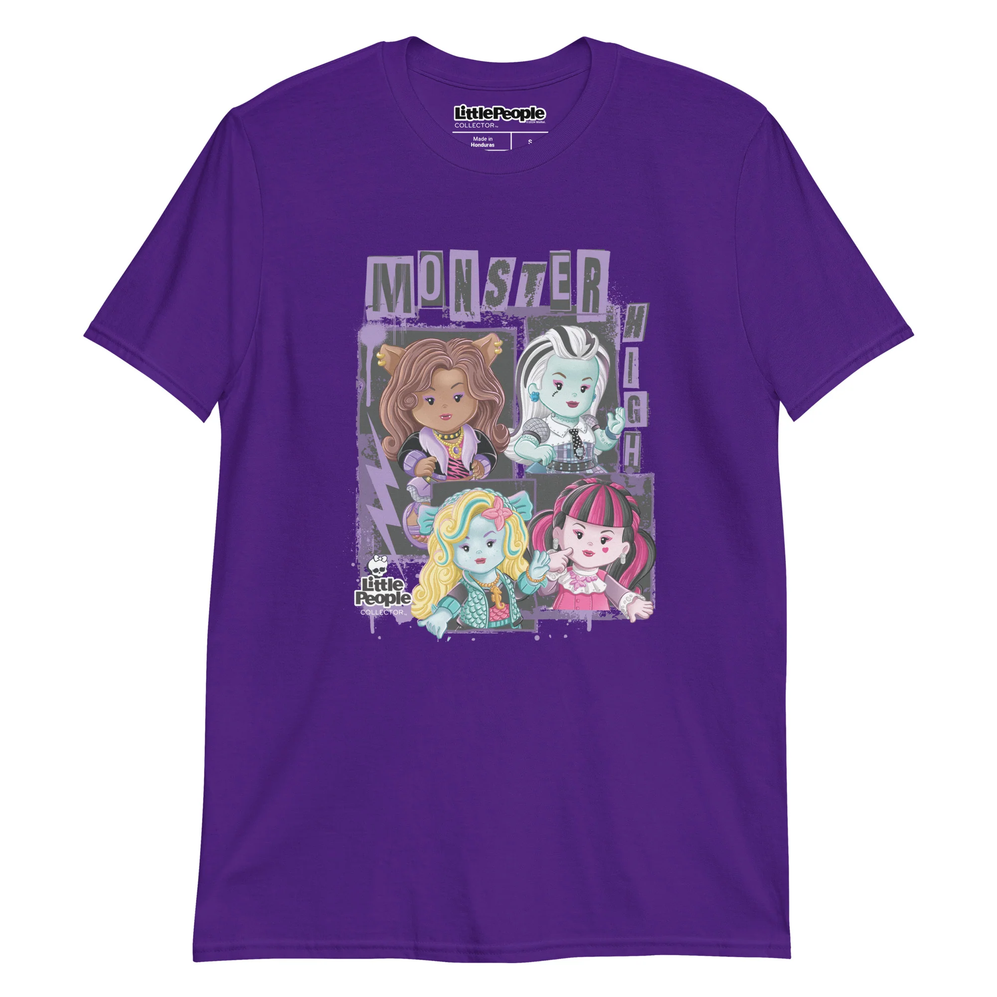 Mattel Creations Little People Collector Monster High Purple T-Shirt
