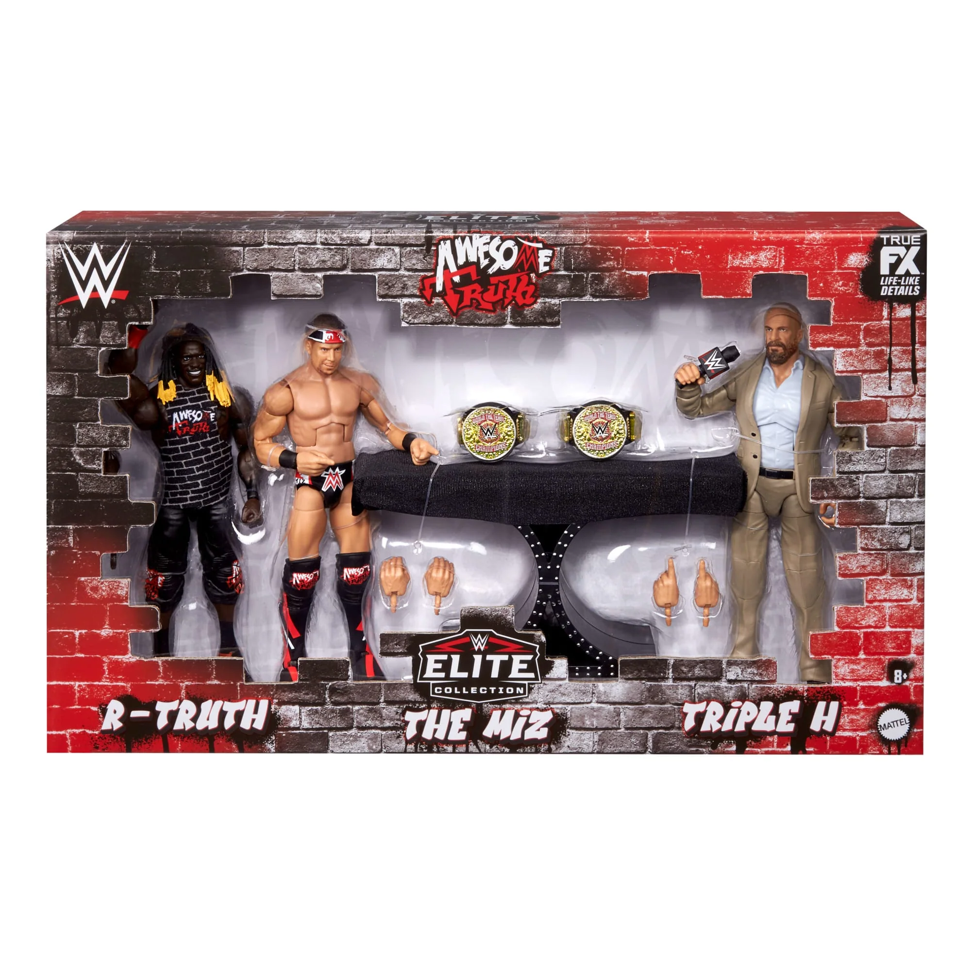 Mattel Creations WWE Awesome Truth Elite Collection 3-Pack