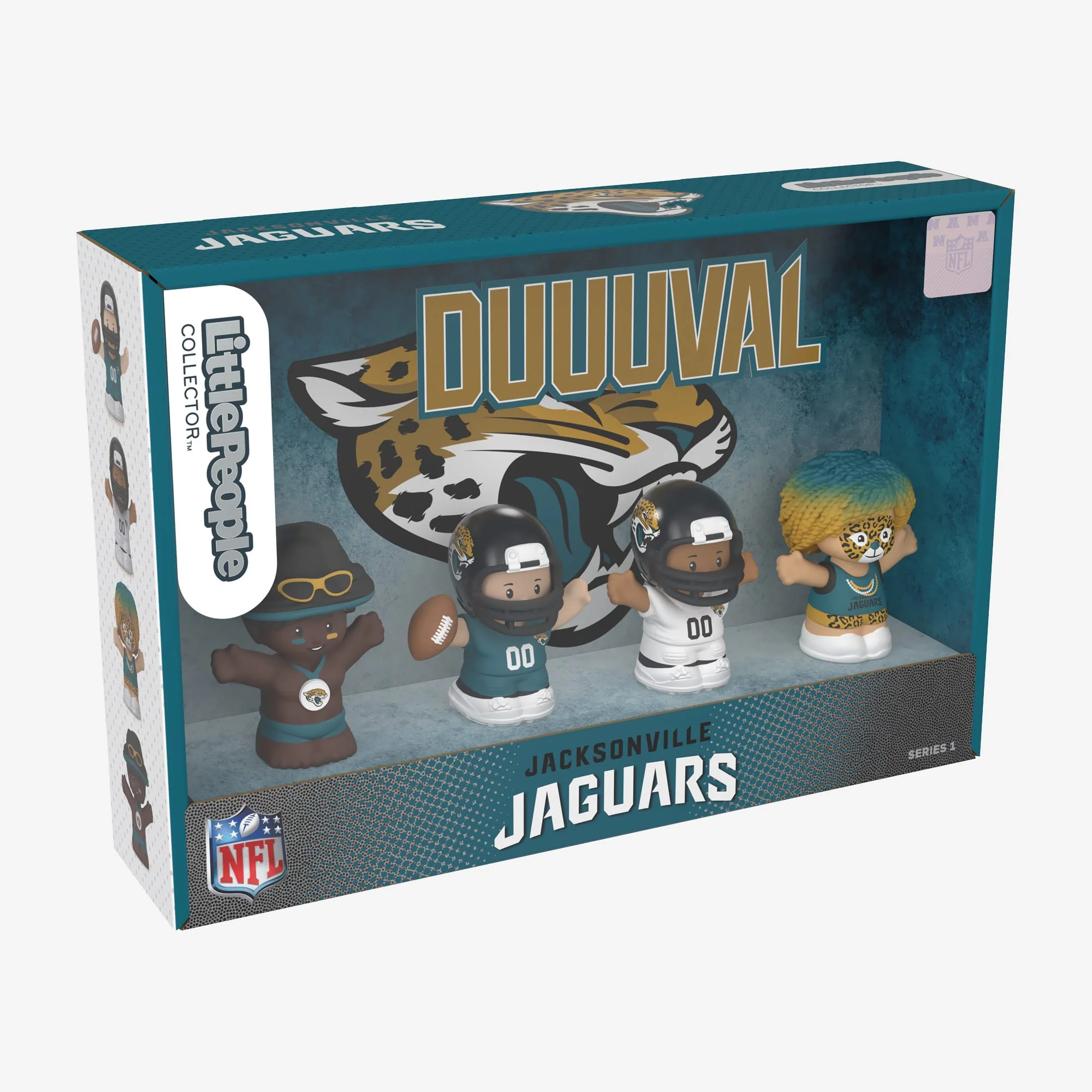 Mattel Creations Little People Collector x NFL Jacksonville Jaguars Set
