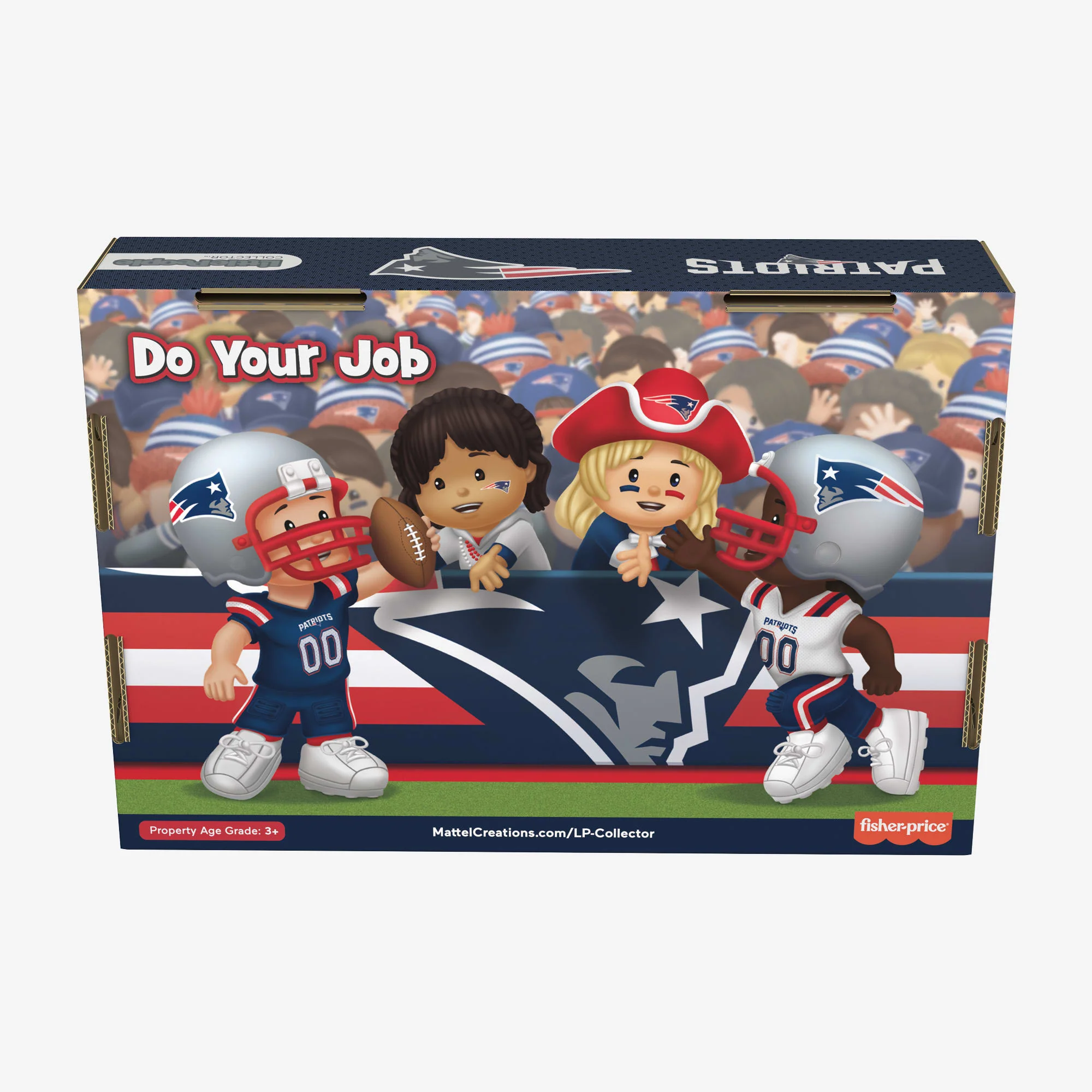 Mattel Creations Little People Collector x NFL New England Patriots Set