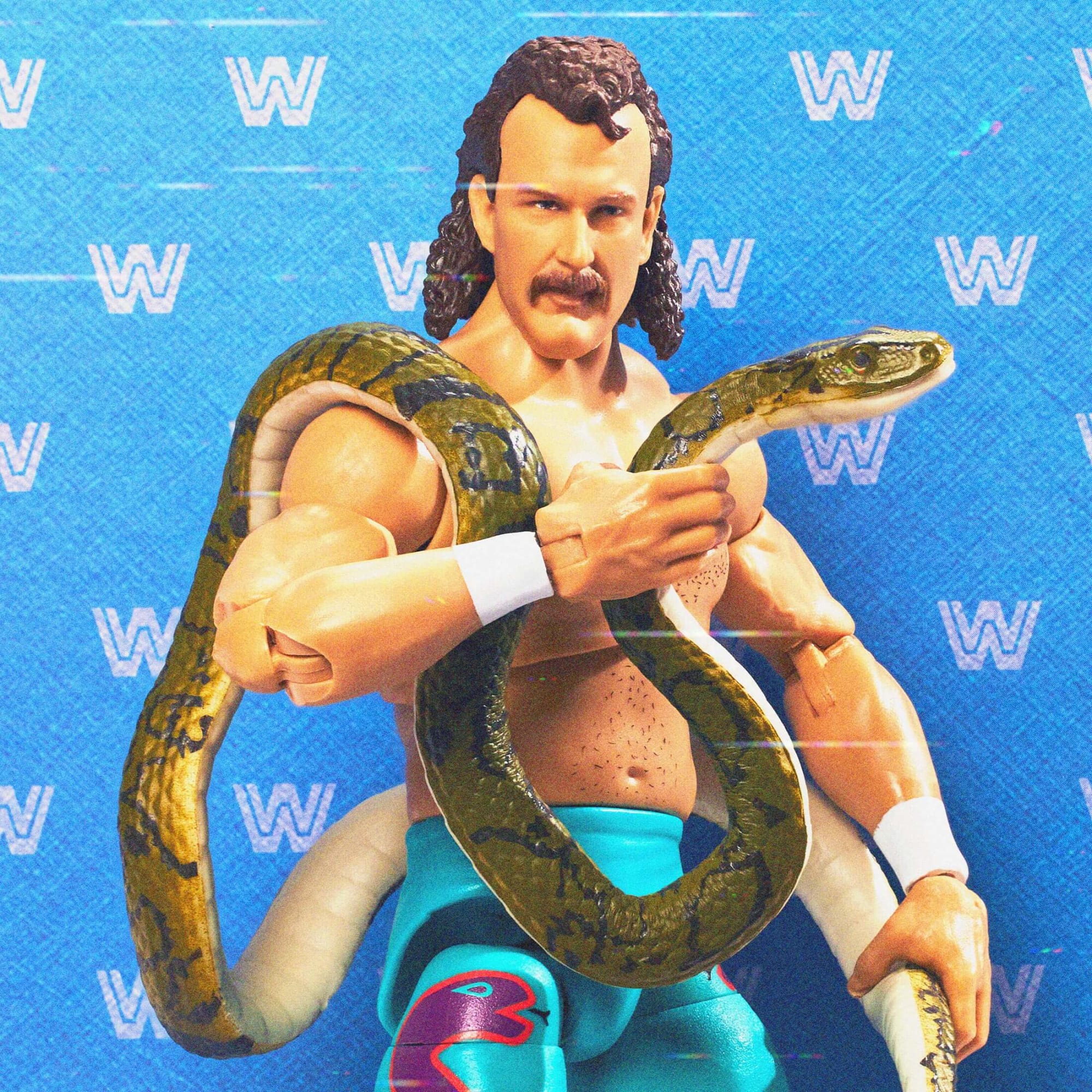 Mattel Creations WWE Action Figure Ultimate Edition Coliseum Collection Jake “The Snake” Roberts & “Ravishing” Rick Rude 2-Pack