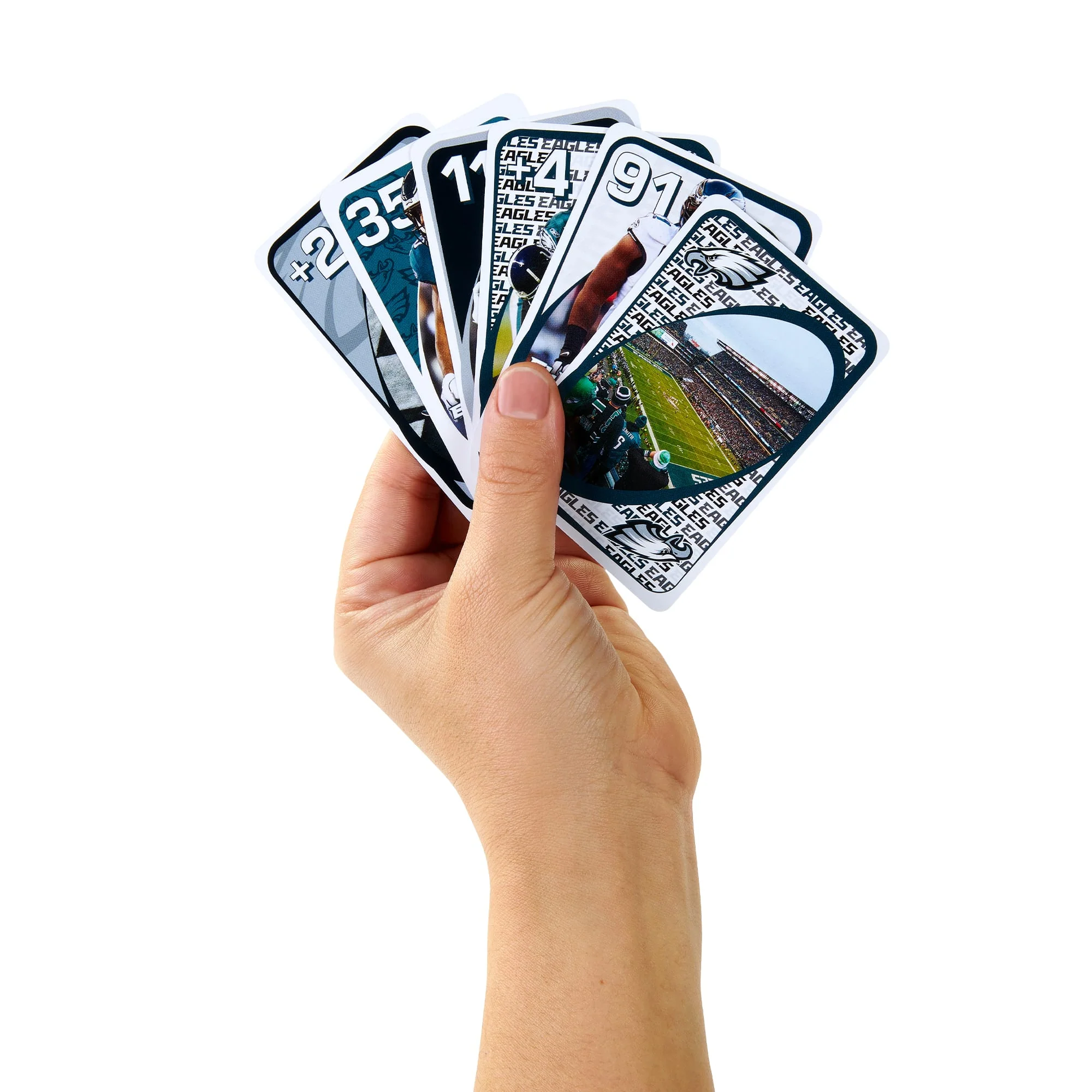 Mattel Creations UNO Fandom NFL Philadelphia Eagles Game Deck