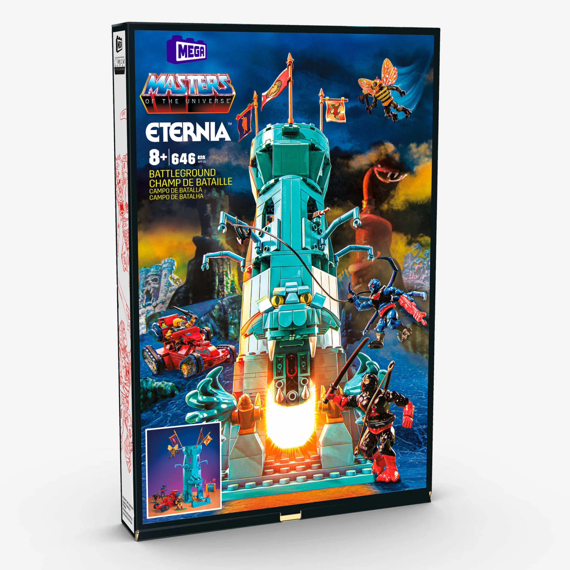 Mattel Creations MEGA Masters of the Universe Eternia Battleground Building Set