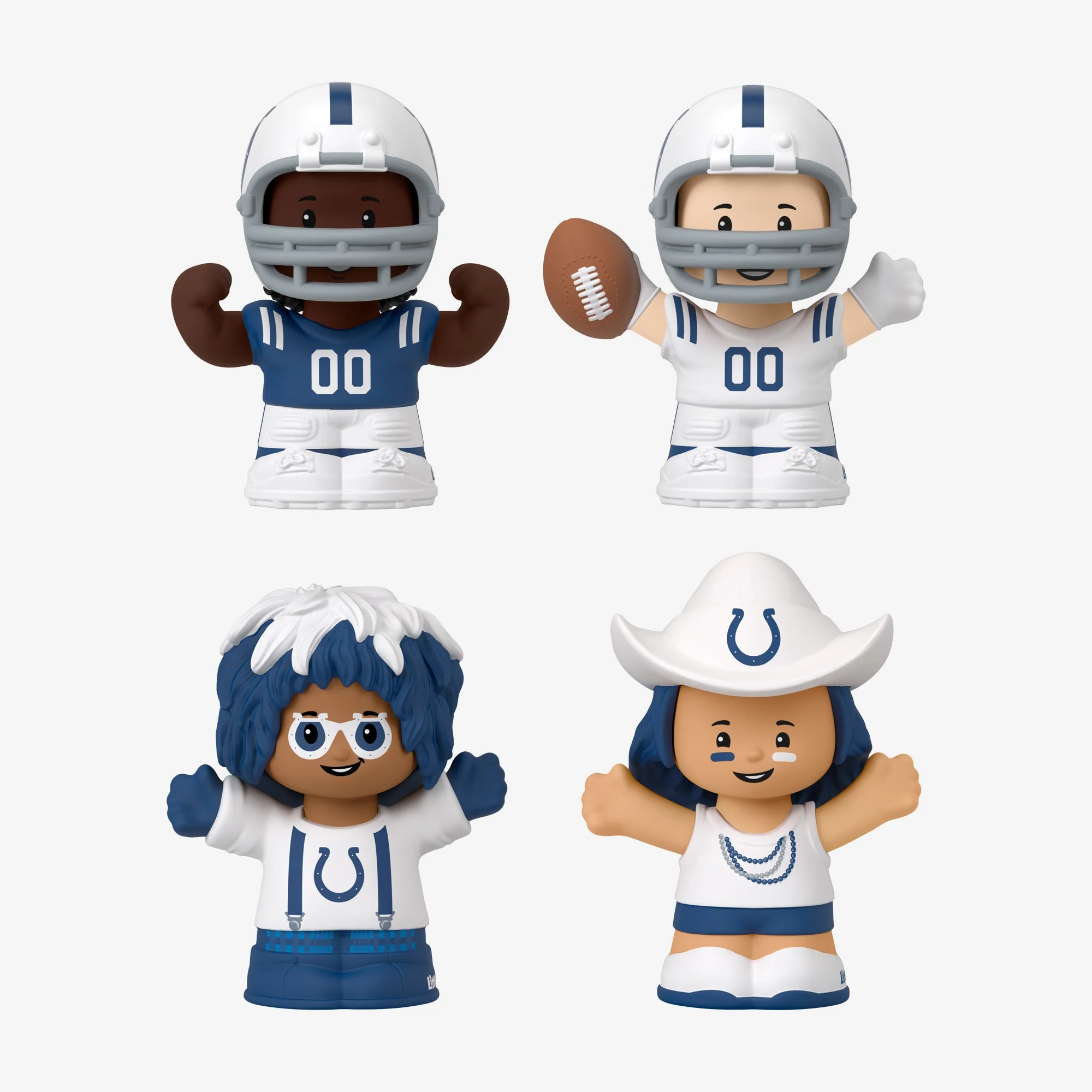 Mattel Creations Little People Collector x NFL Indianapolis Colts Set